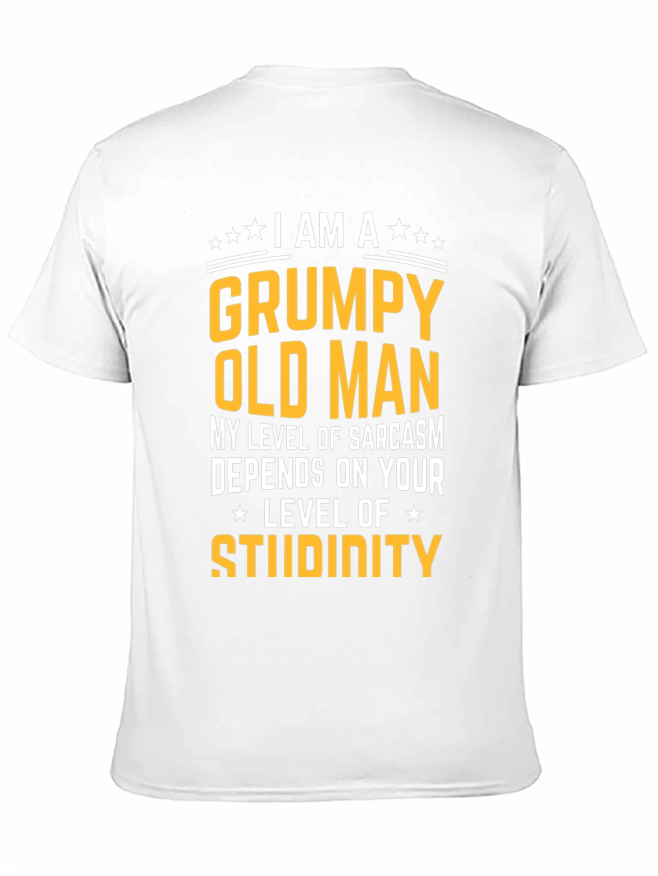 Grumpy Old Man T-Shirt Sarcasm Humor Tee