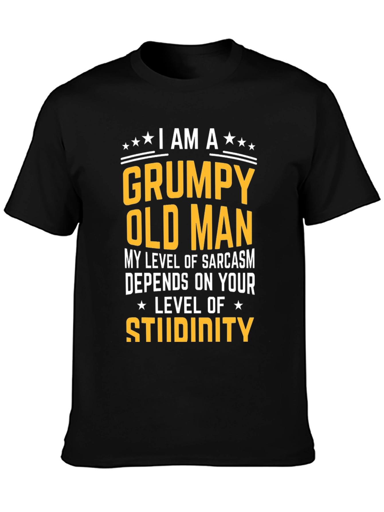 Grumpy Old Man T-Shirt Sarcasm Humor Tee