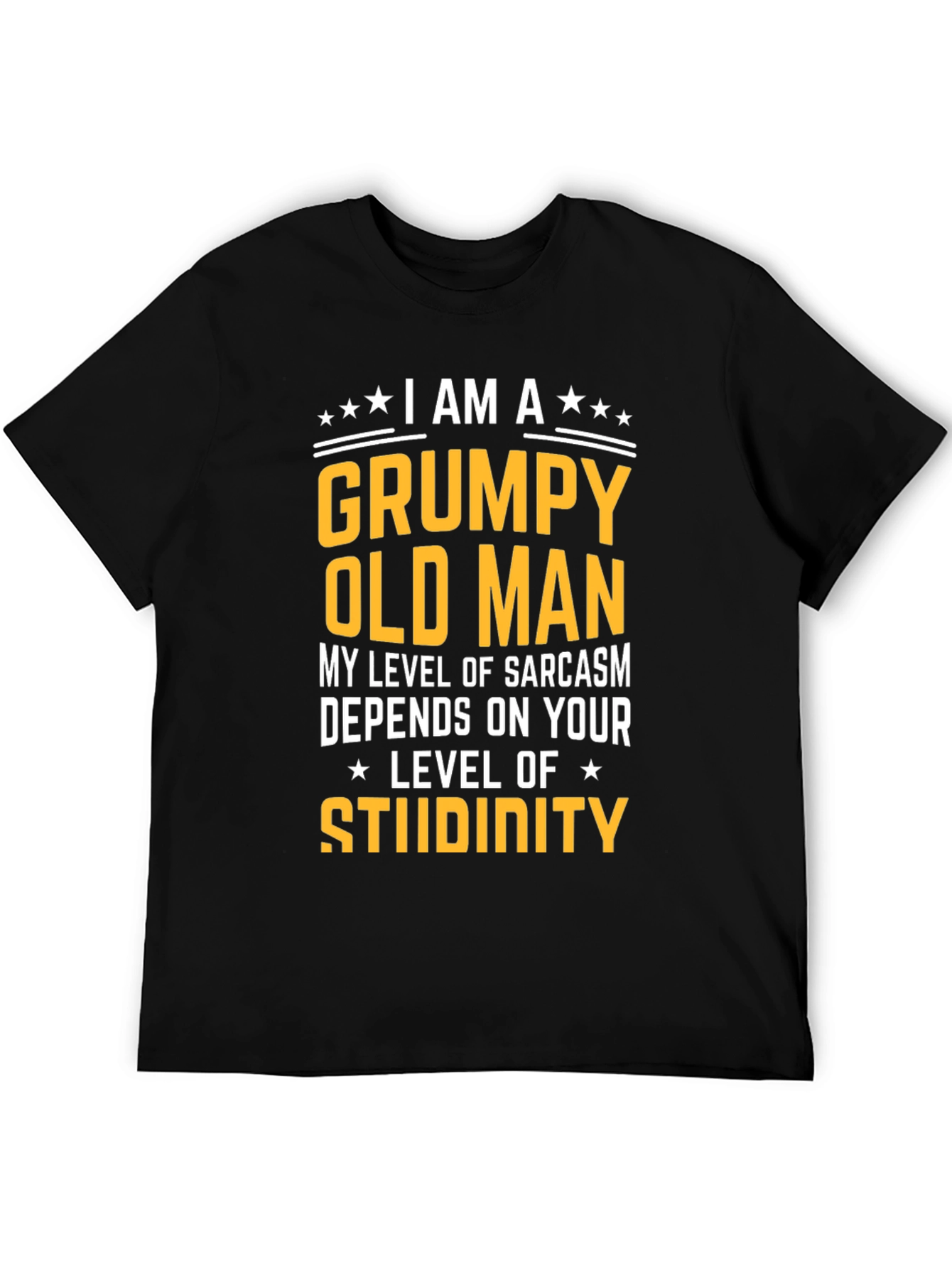 Grumpy Old Man T-Shirt Sarcasm Humor Tee