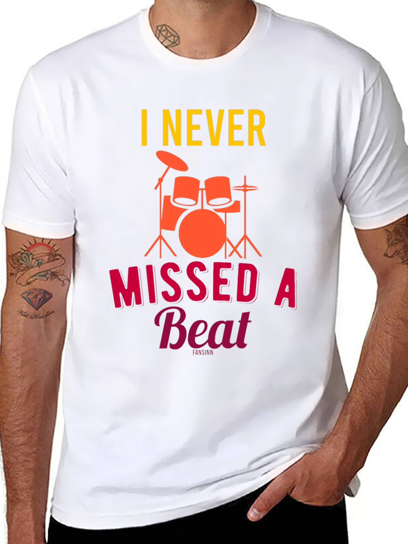 I Never Missed a Beat Drummer T-Shirt