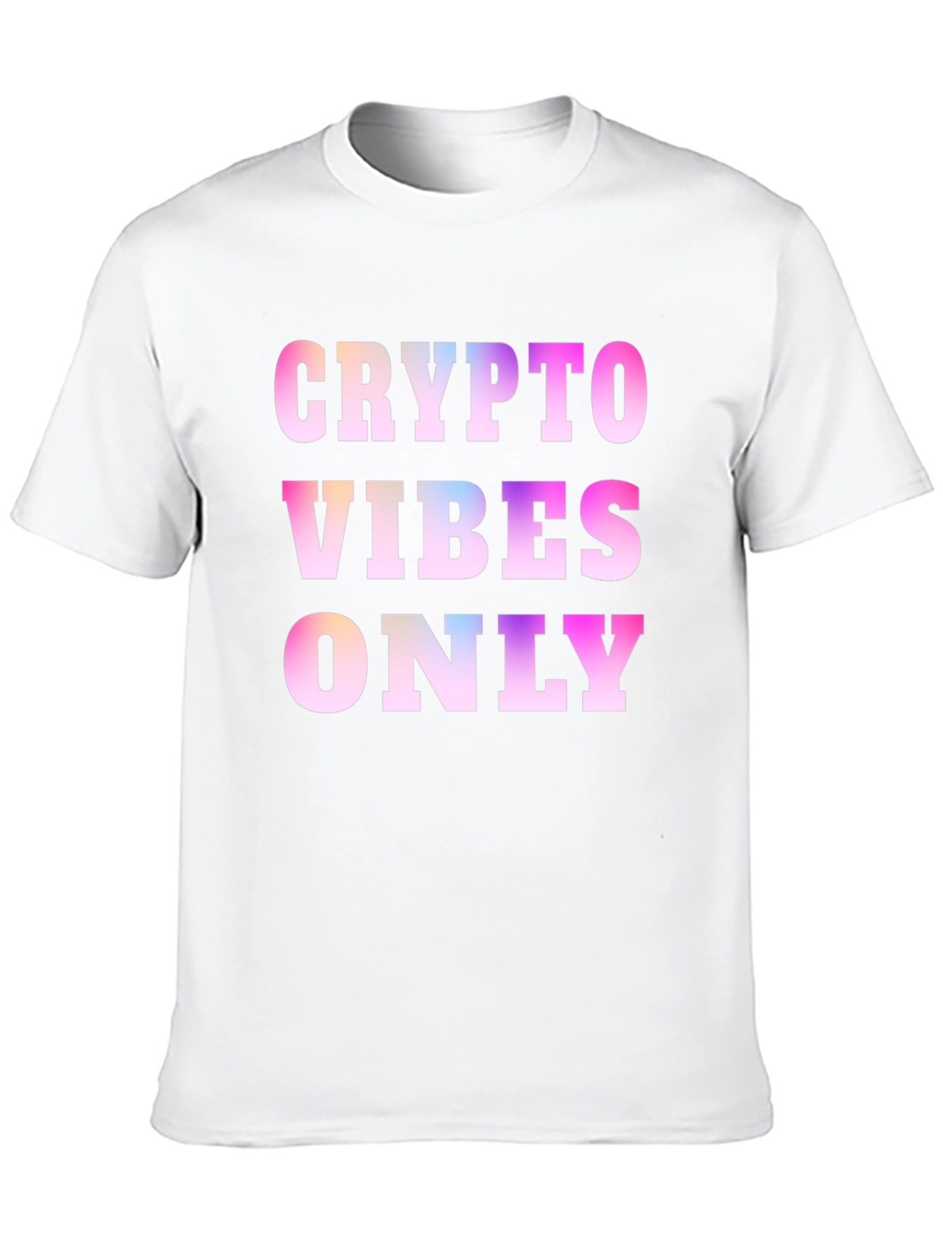 Crypto Vibes Only Black T-Shirt