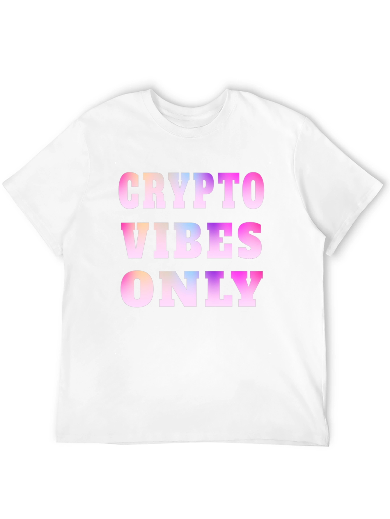 Crypto Vibes Only Black T-Shirt