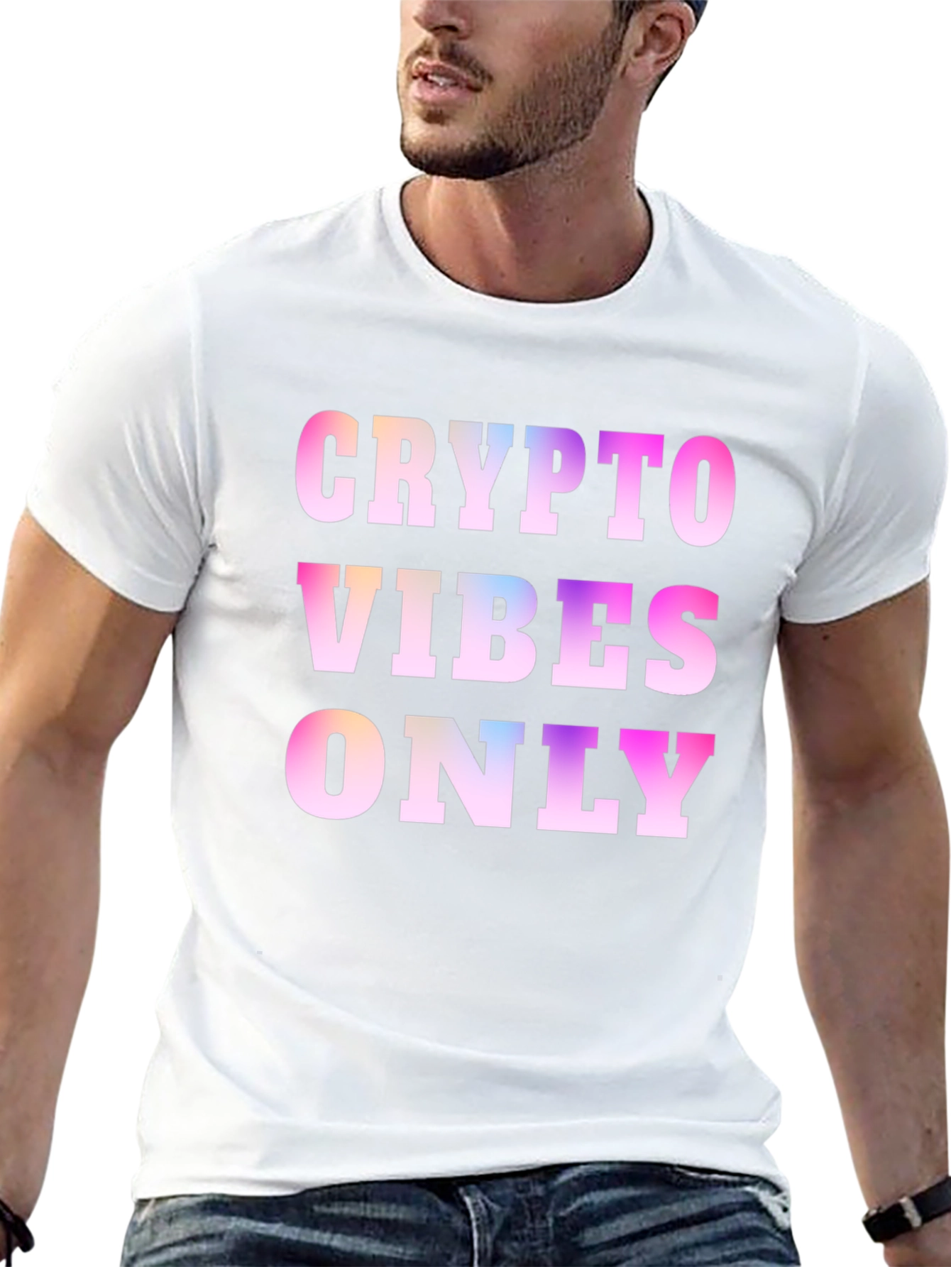Crypto Vibes Only Black T-Shirt