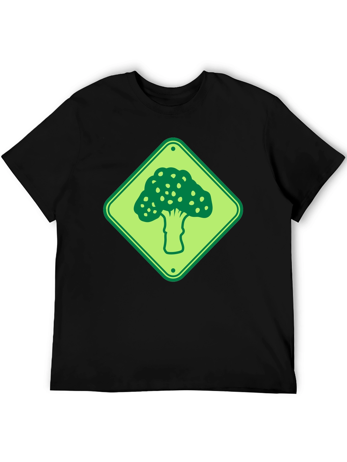 Broccoli Road Sign T-Shirt