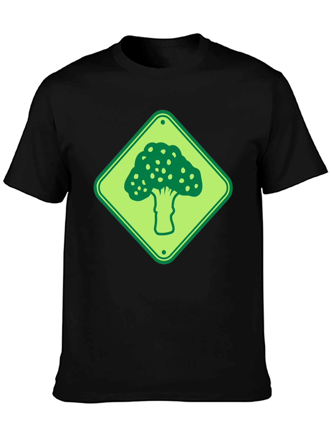 Broccoli Road Sign T-Shirt