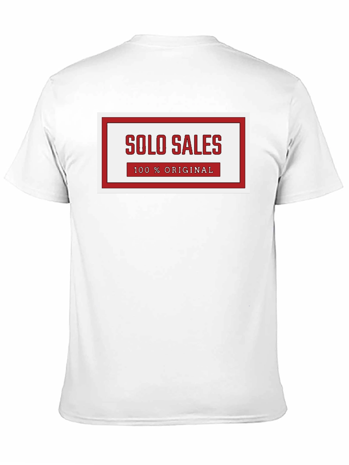 Solo Sales 100% Original Graphic Tee - Black