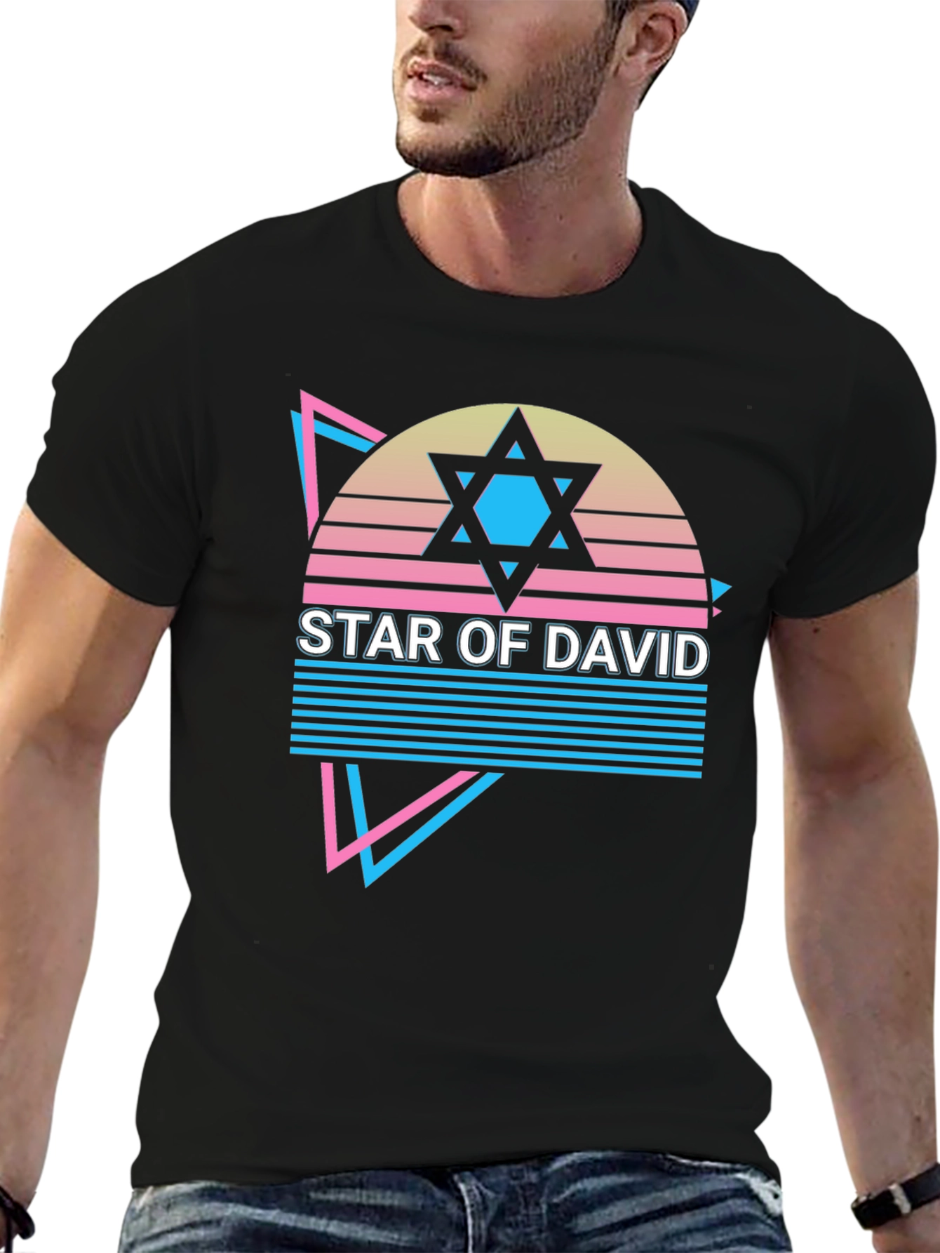 Star of David Graphic T-Shirt