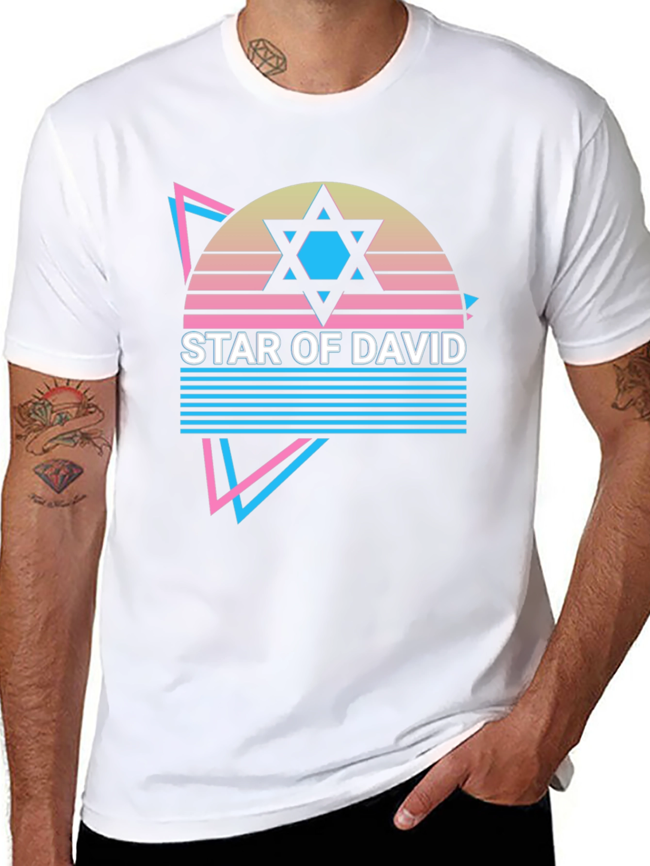 Star of David Graphic T-Shirt