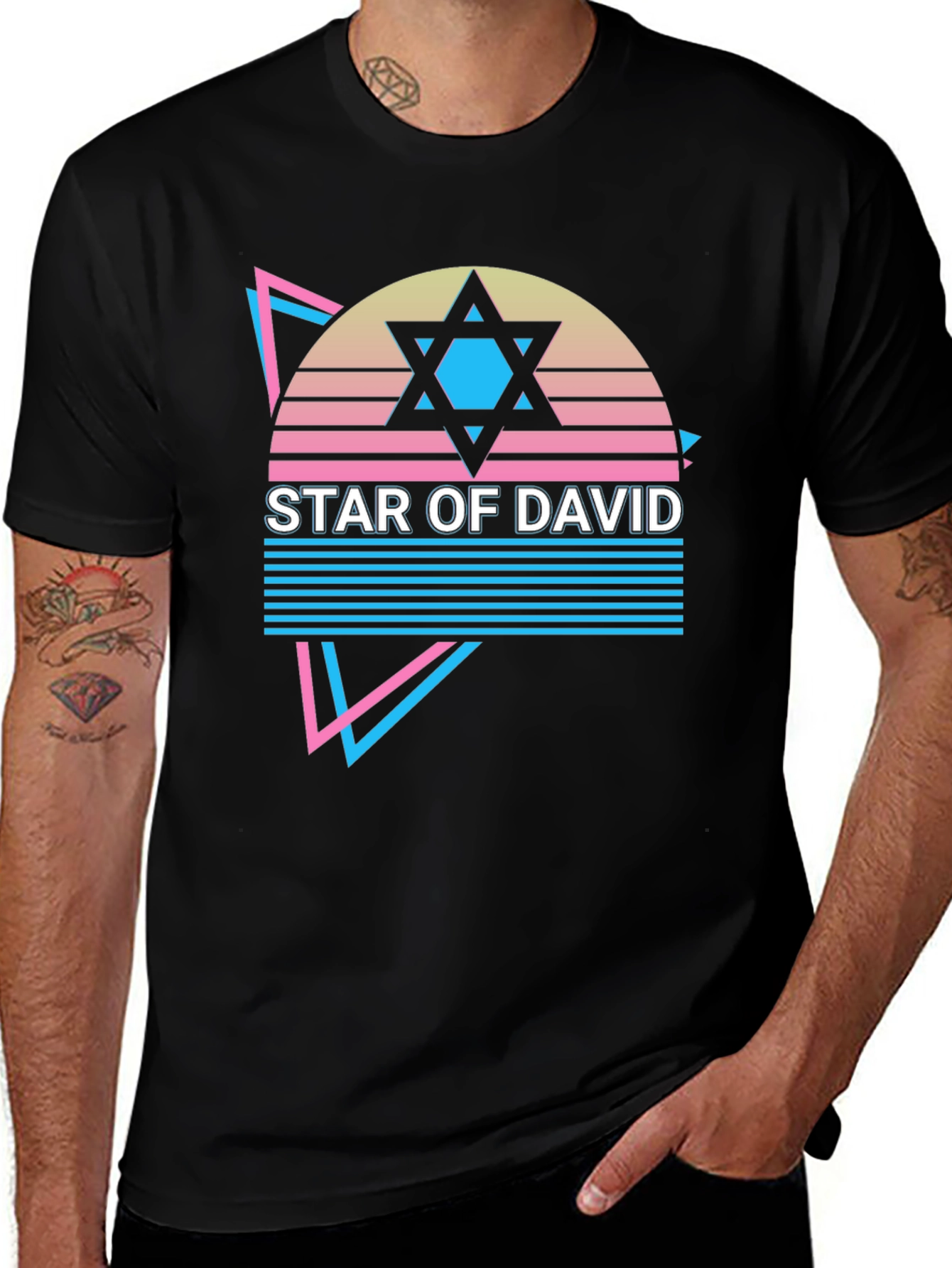 Star of David Graphic T-Shirt