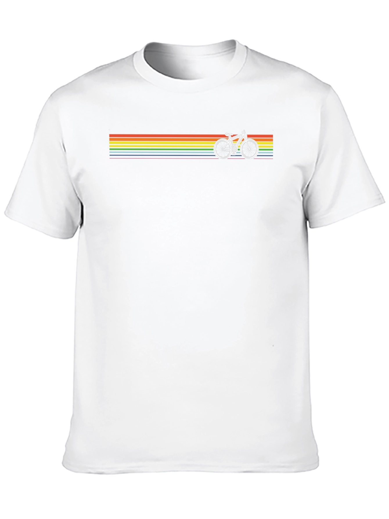 Rainbow Bike T-Shirt - Pride Ride Apparel