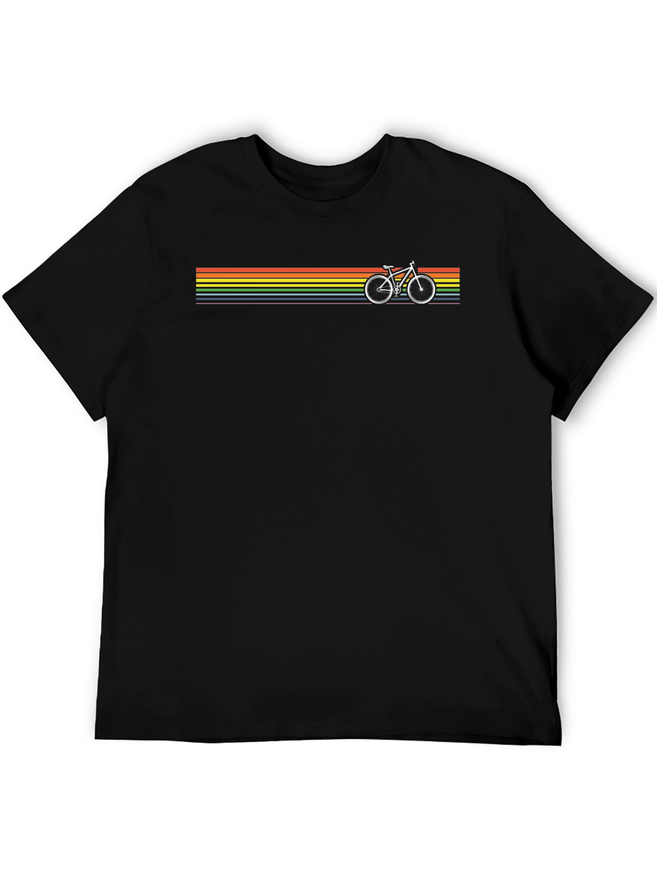 Rainbow Bike T-Shirt - Pride Ride Apparel