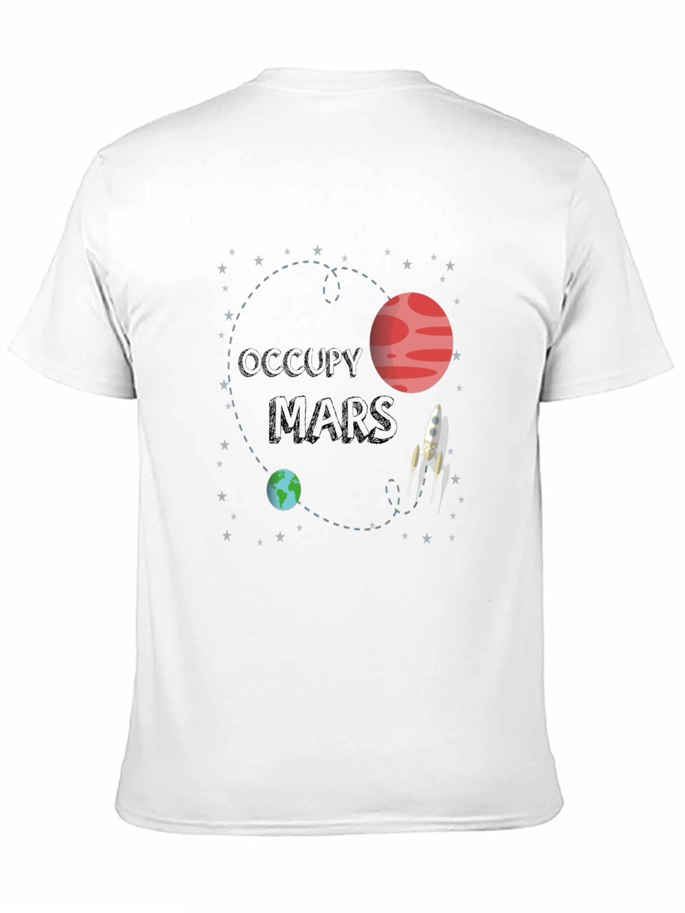 Occupy Mars Graphic T-Shirt - Space Adventure Tee