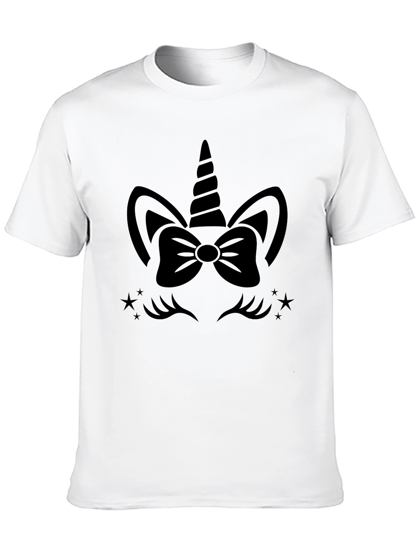 Unicorn Graphic Black T-Shirt