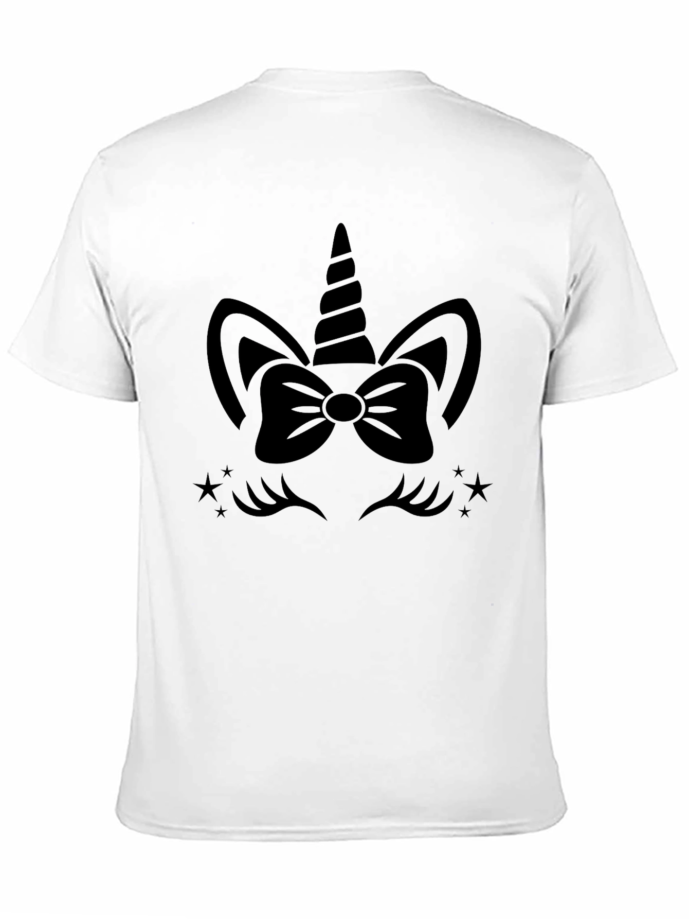 Unicorn Graphic Black T-Shirt