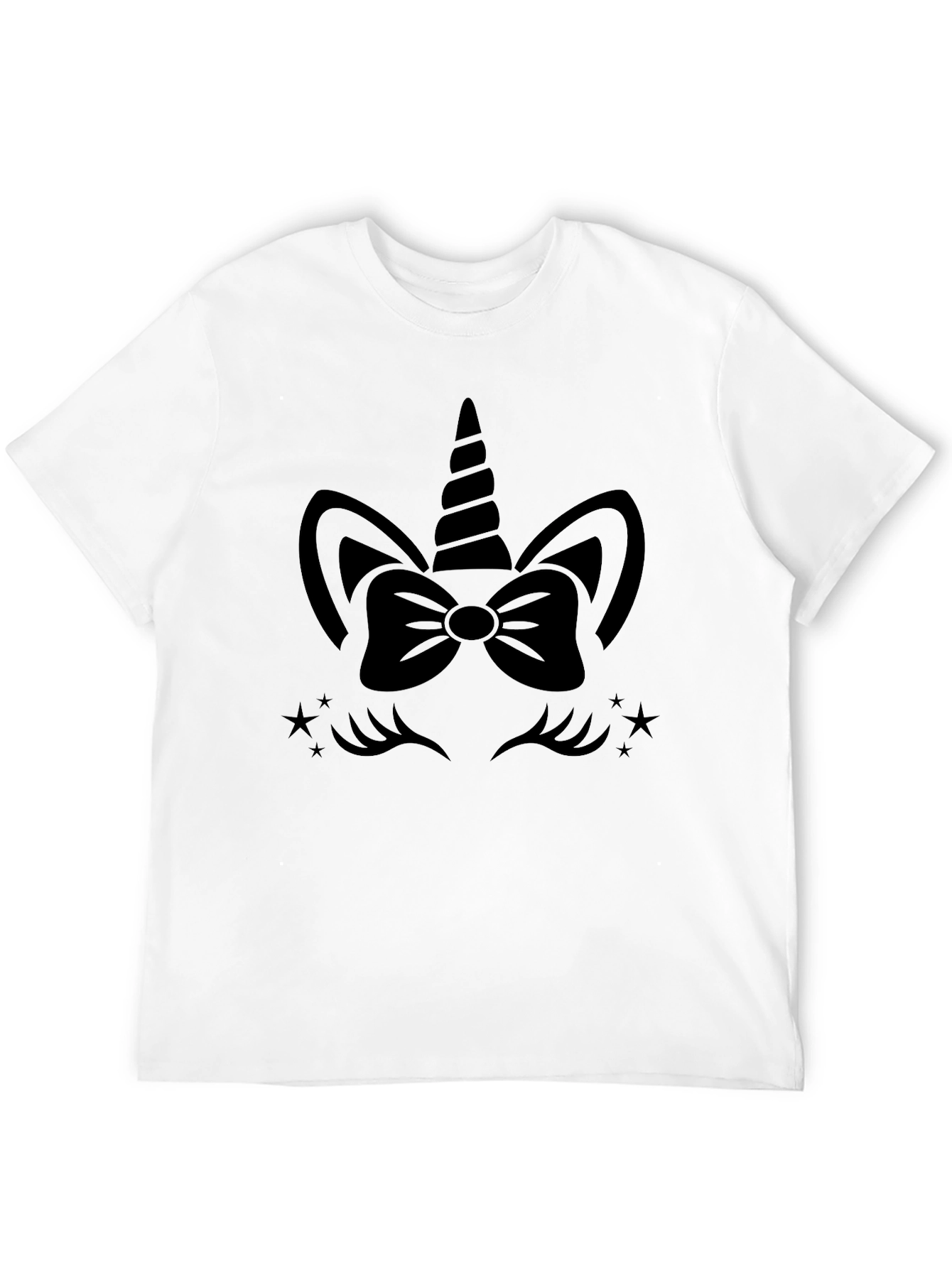 Unicorn Graphic Black T-Shirt