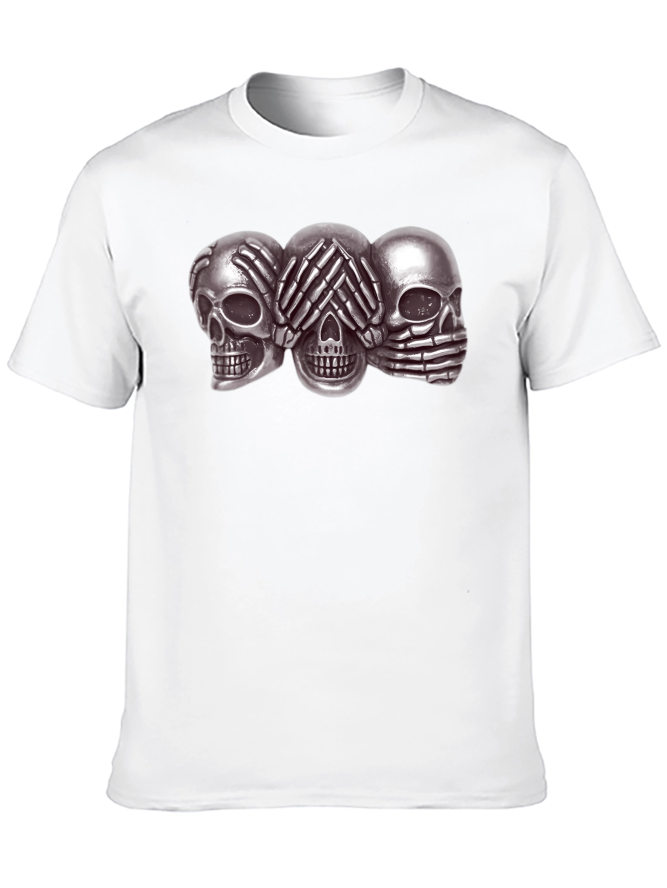 Hear See Speak No Evil Skulls T-Shirt