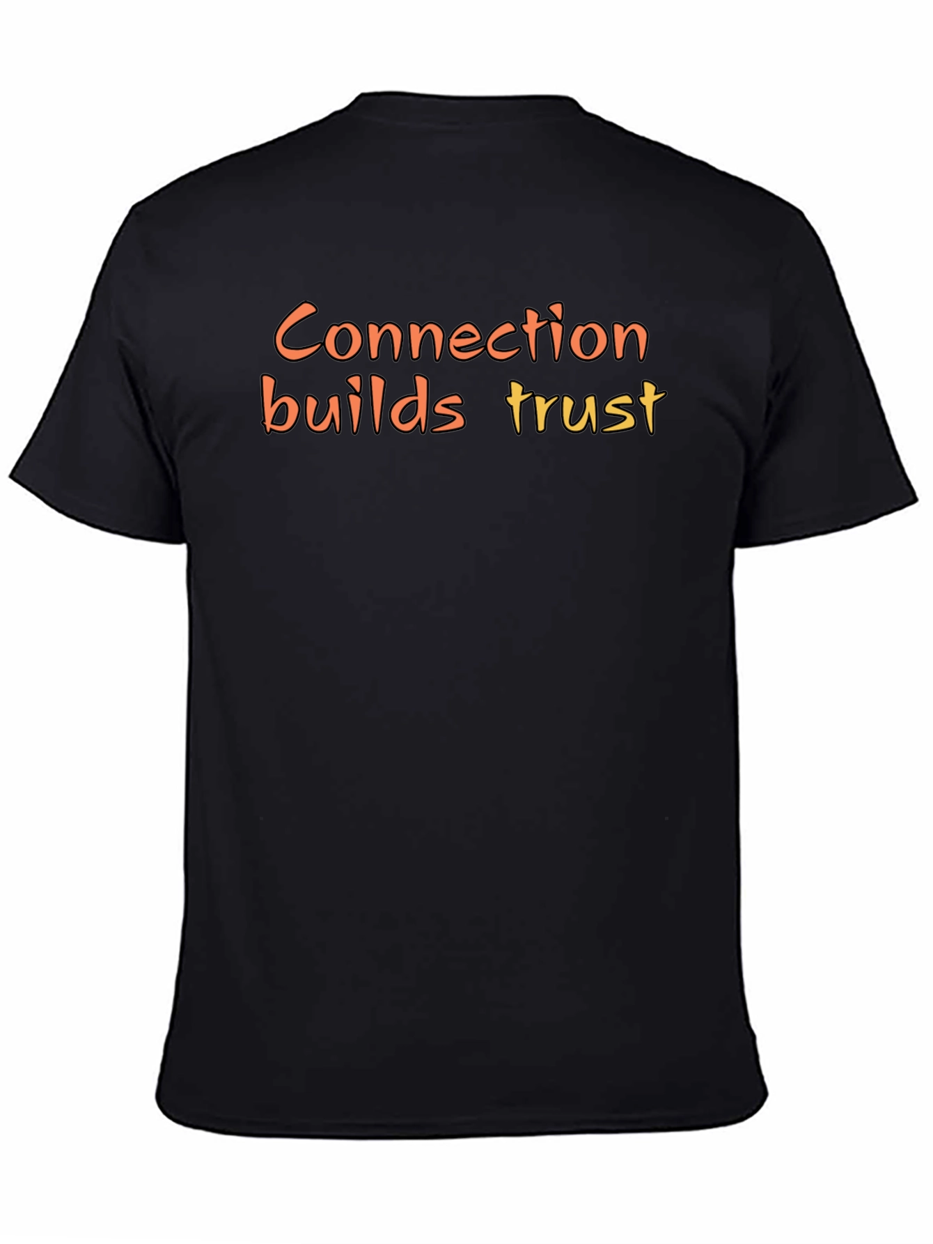 Connection Builds Trust Graphic Tee - Black