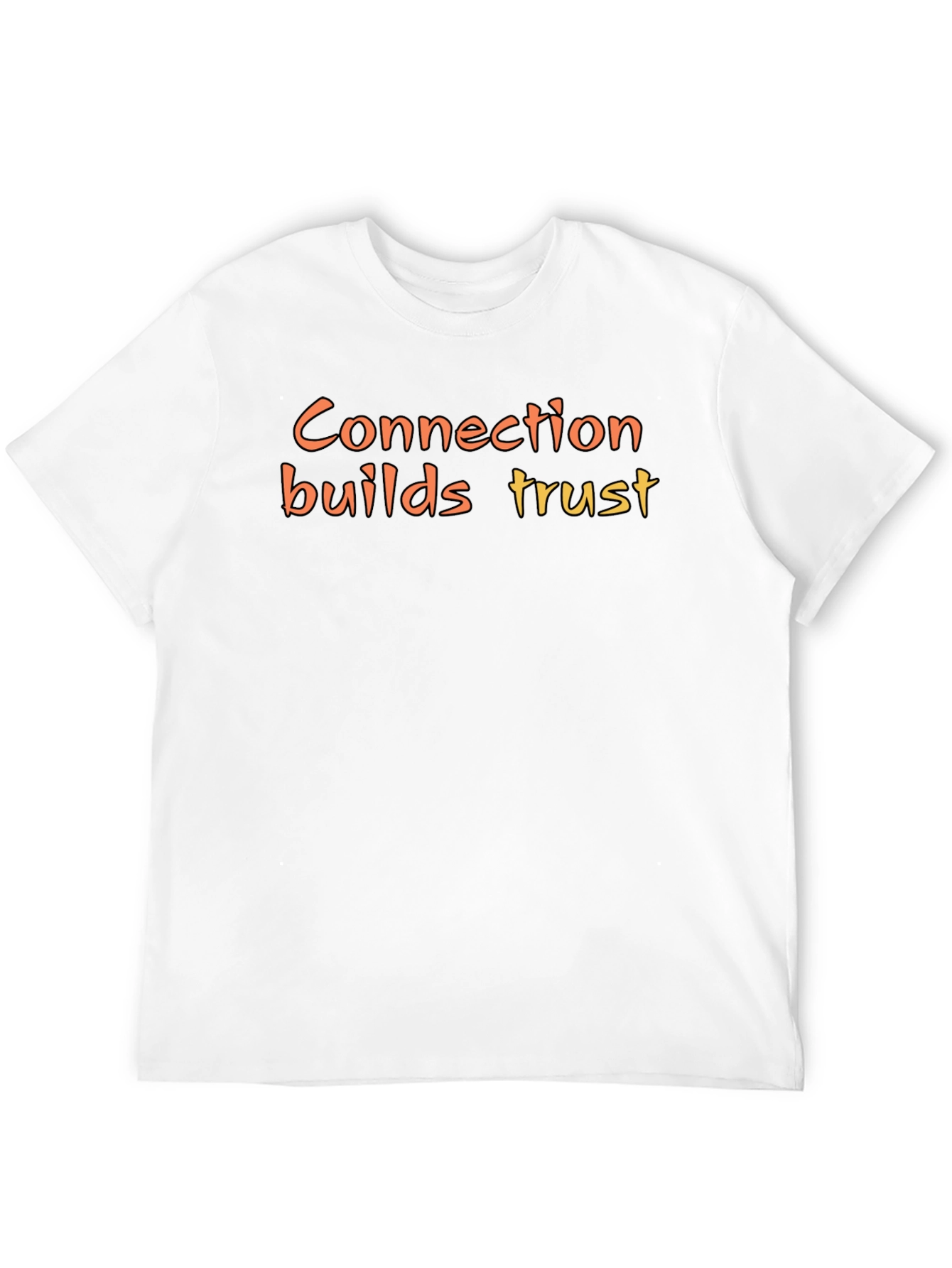 Connection Builds Trust Graphic Tee - Black