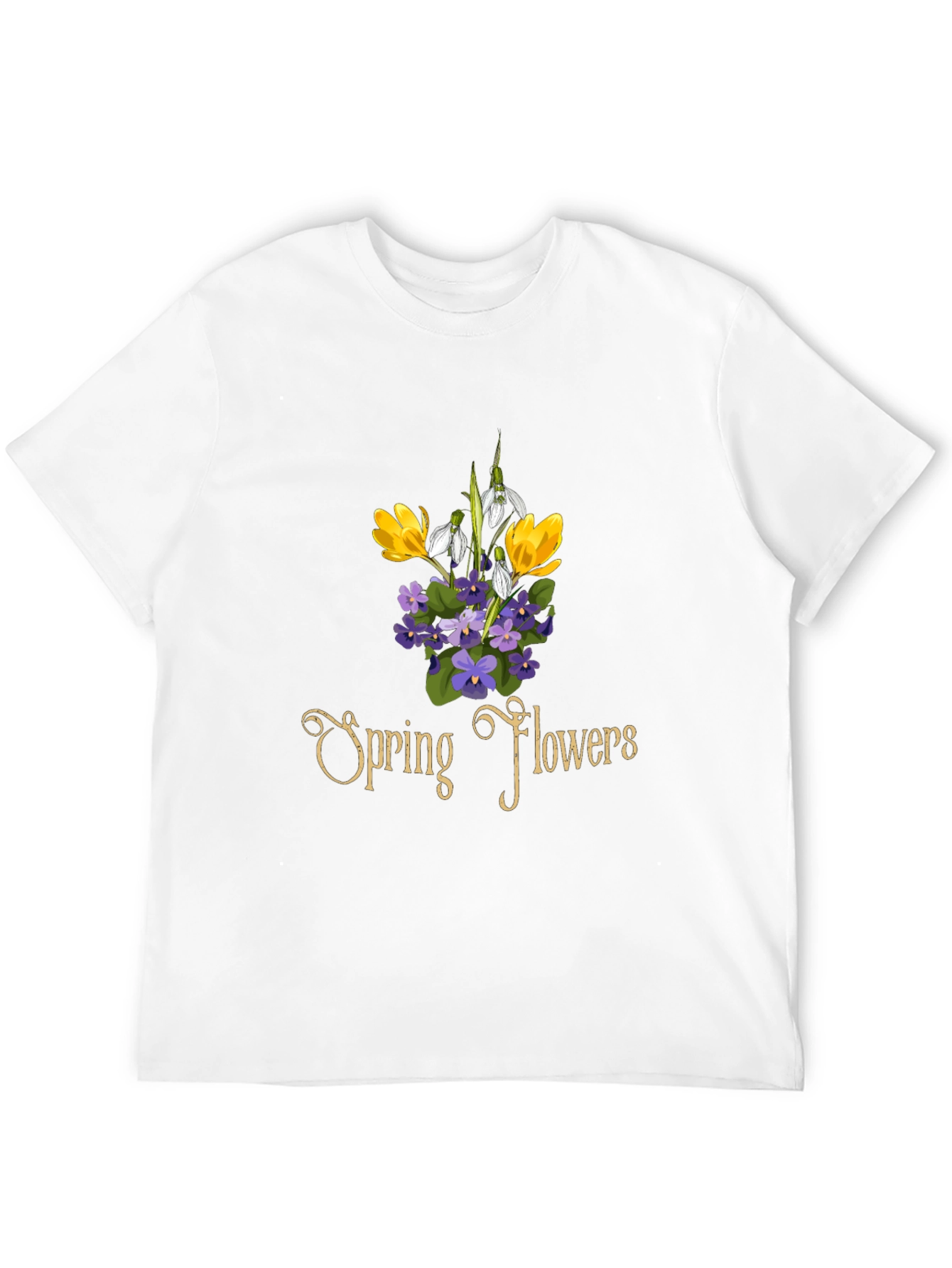 Spring Flowers Graphic T-Shirt
