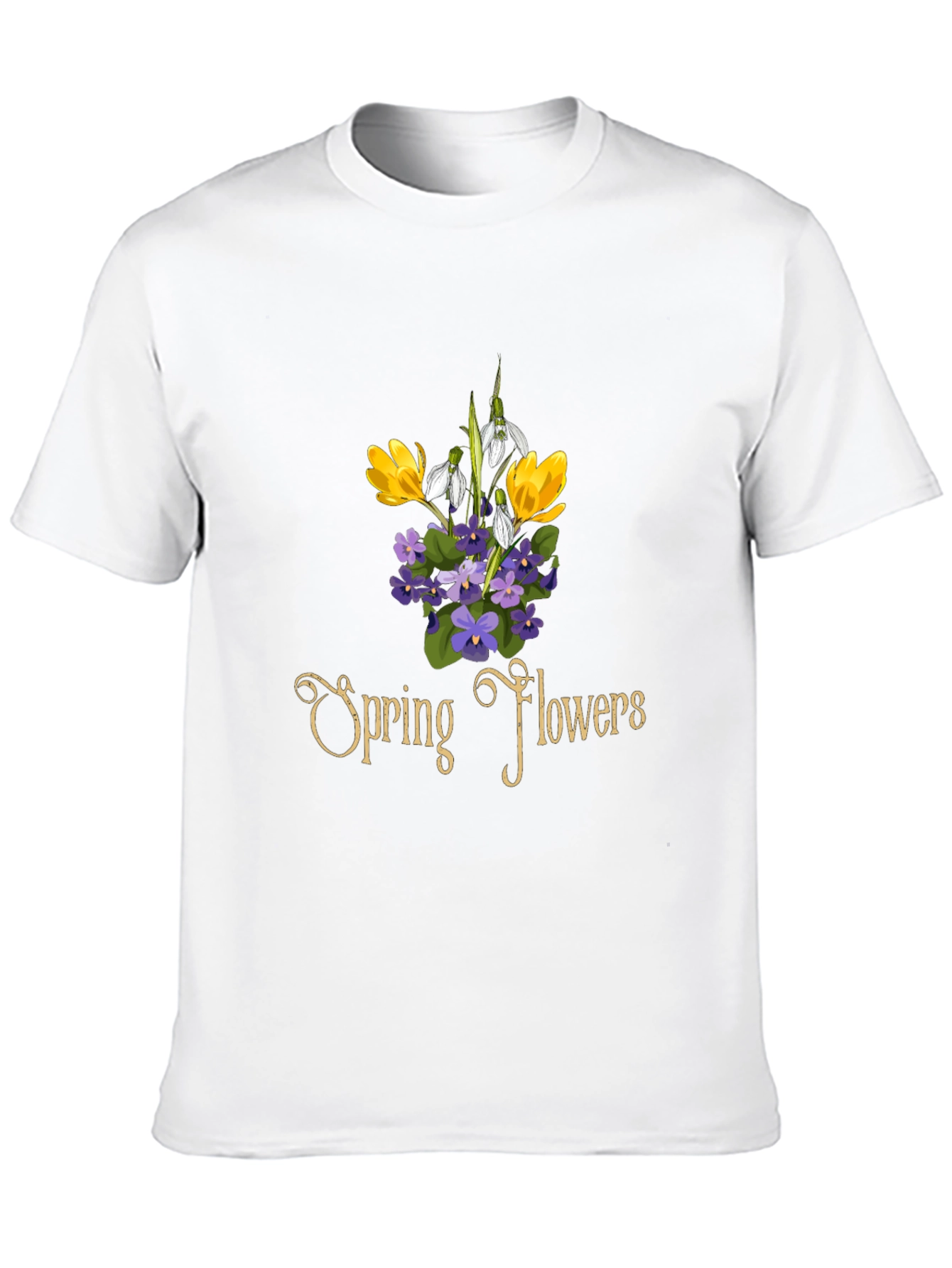 Spring Flowers Graphic T-Shirt
