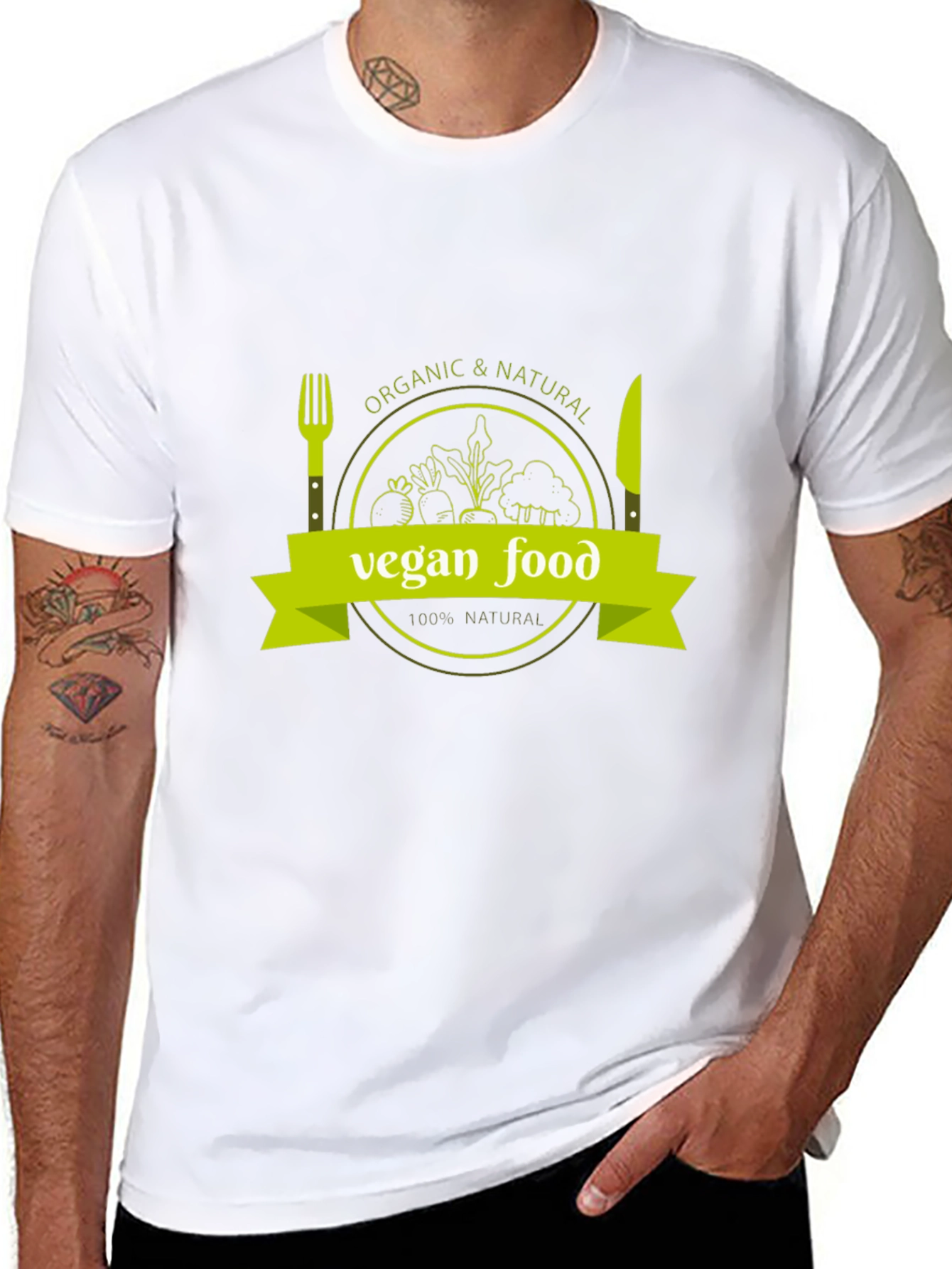 Vegan Food Graphic T-Shirt