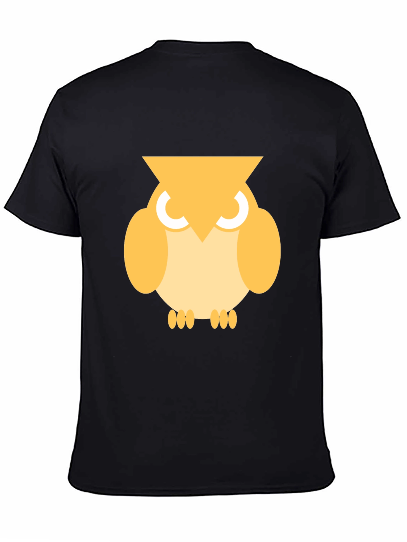 Cool Owl Graphic Tee - Mens Black T-Shirt