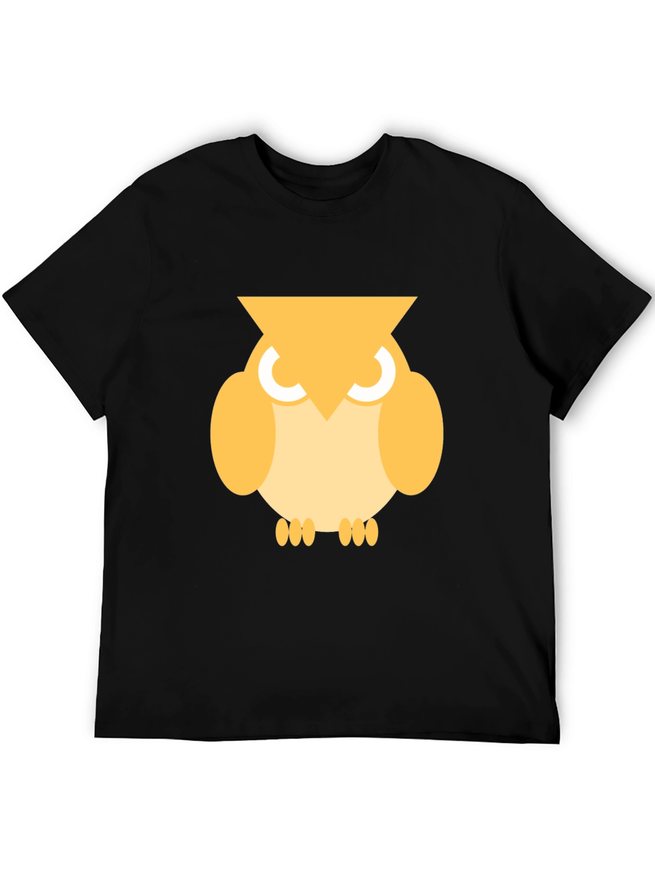 Cool Owl Graphic Tee - Mens Black T-Shirt