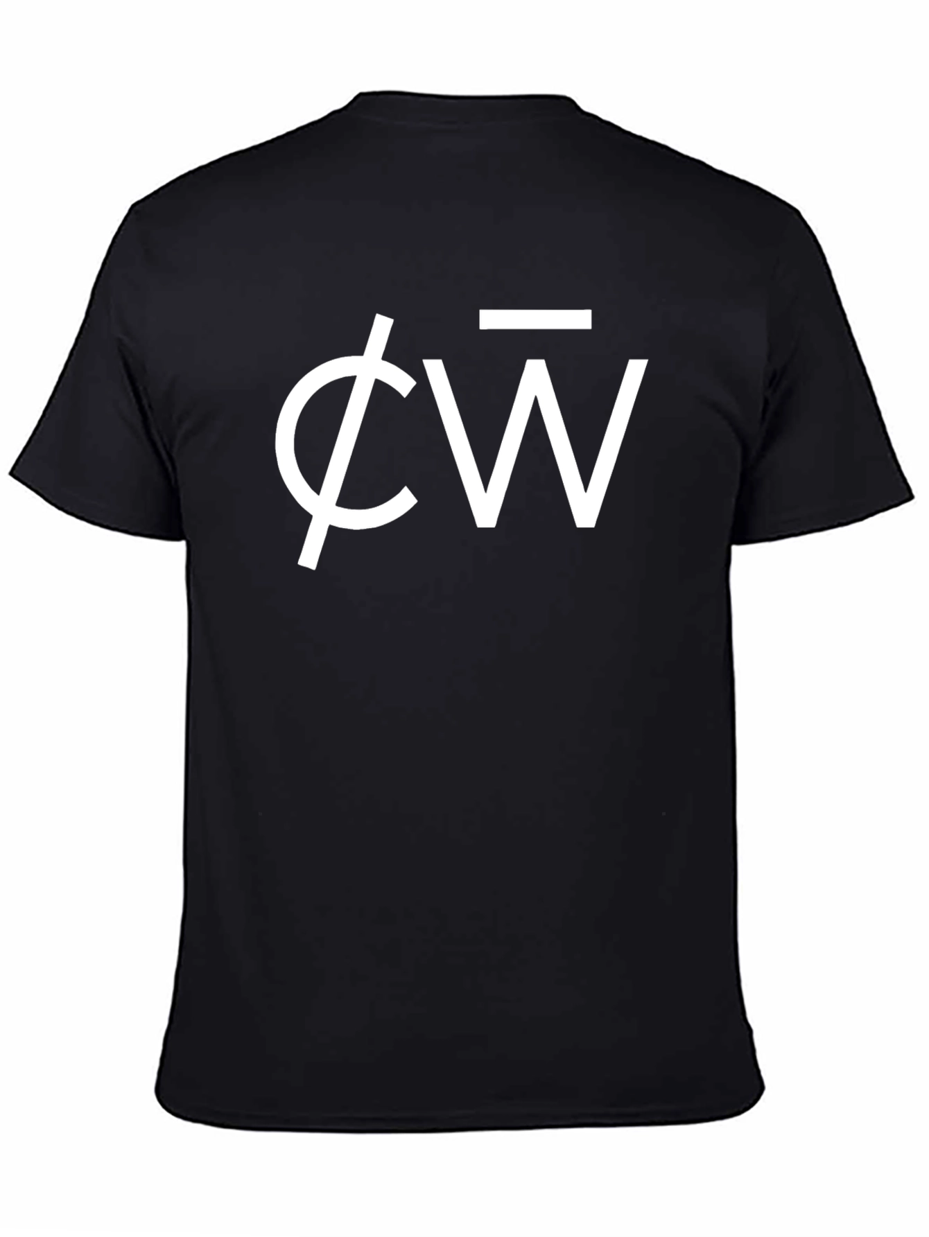 Abstract CW Graphic Black T-Shirt
