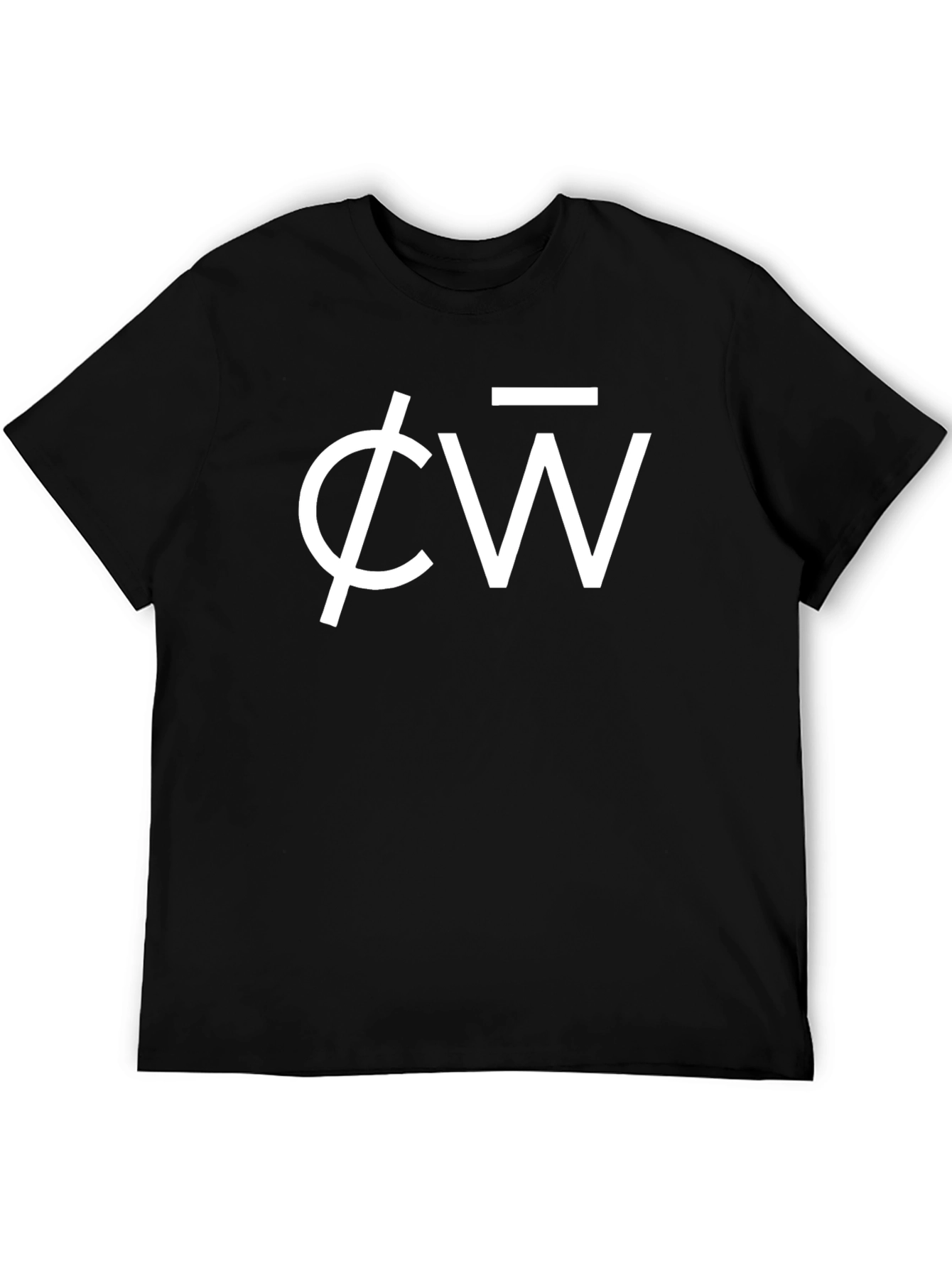 Abstract CW Graphic Black T-Shirt
