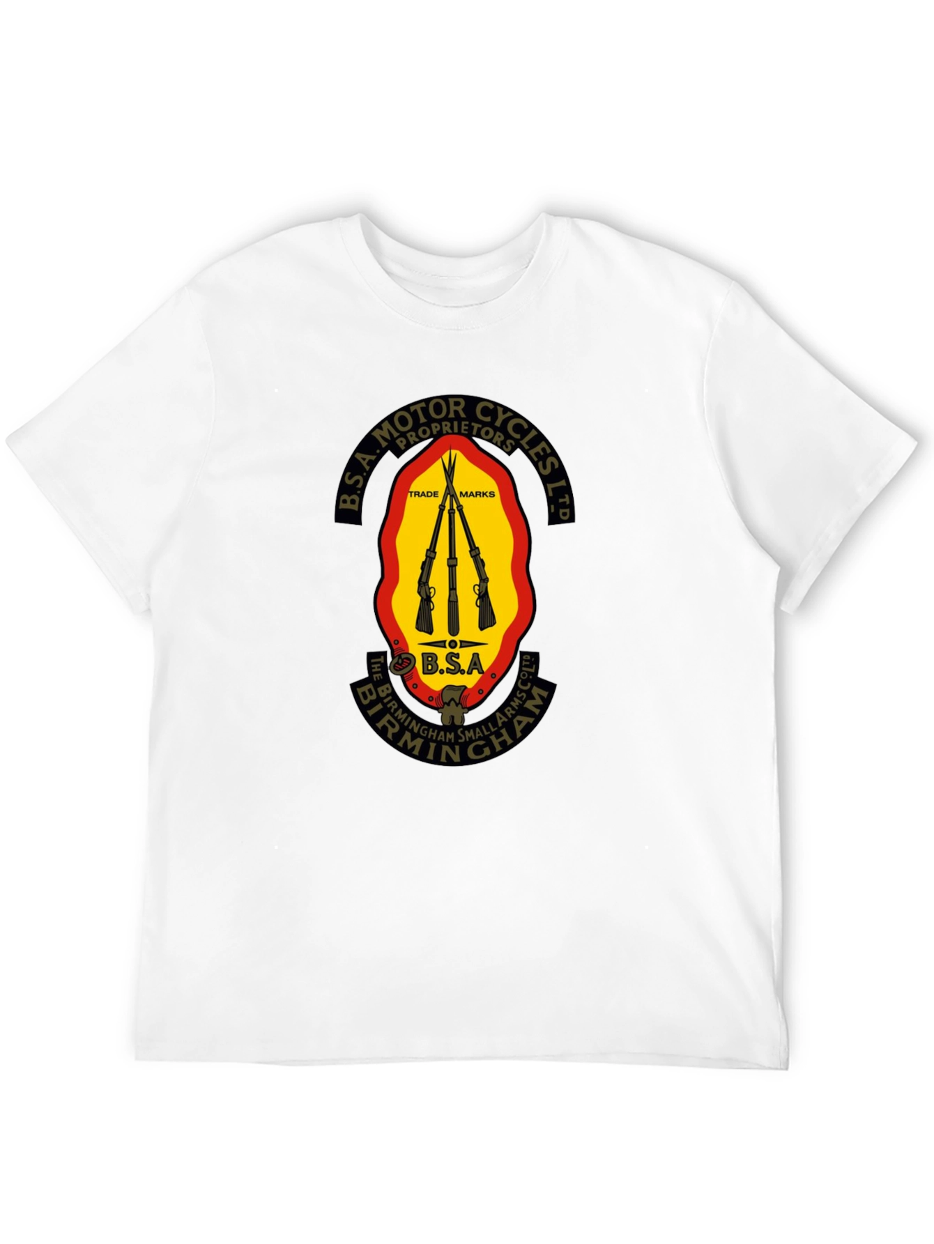 BSA Motor Cycles Black T-Shirt