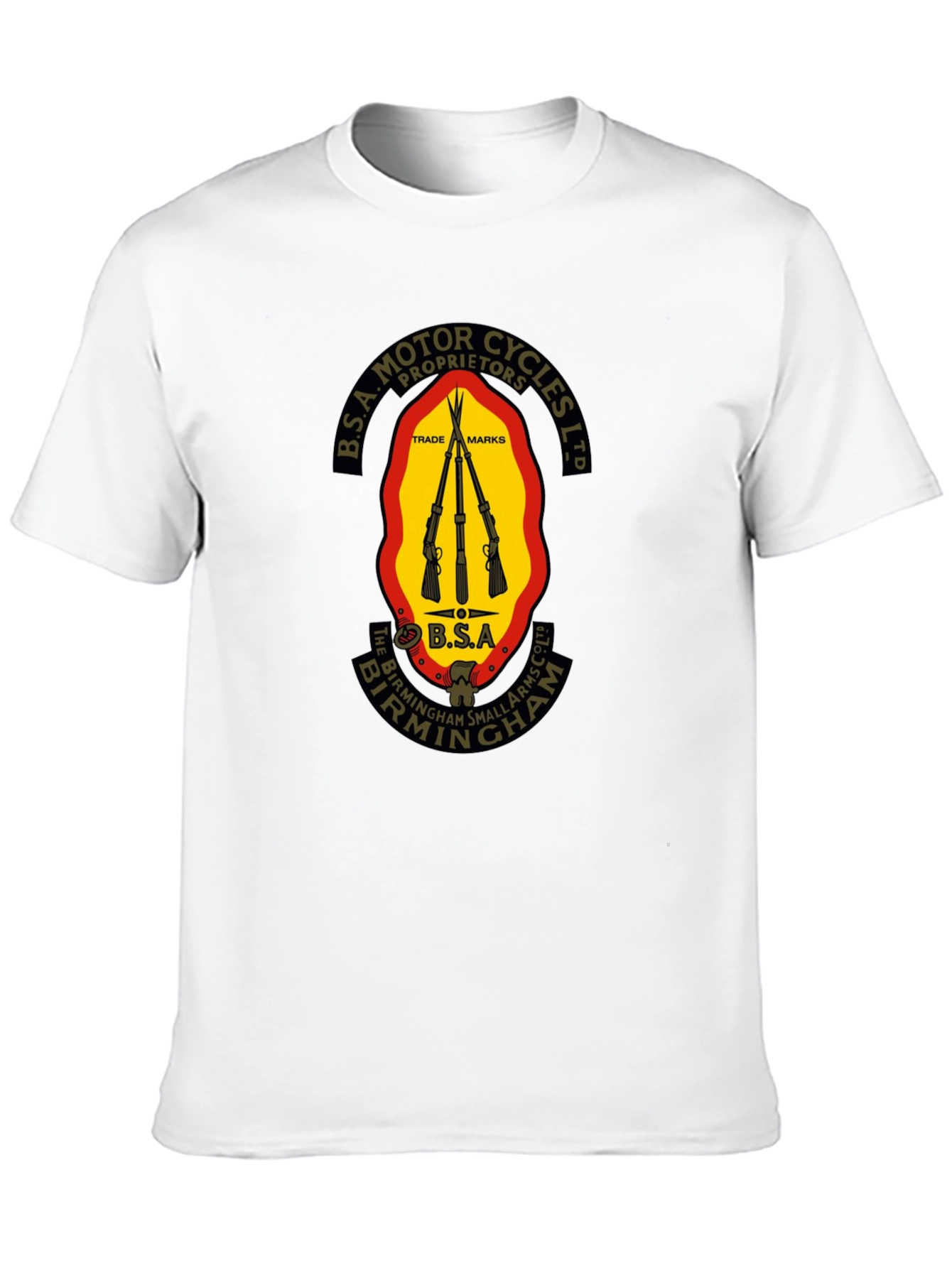 BSA Motor Cycles Black T-Shirt