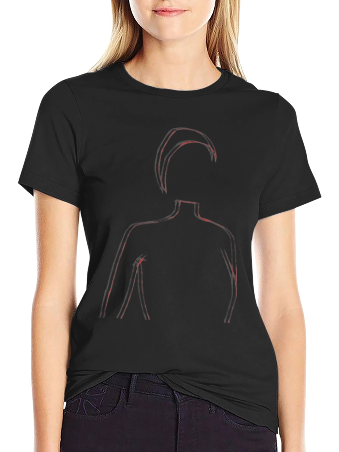 Silhouette T-Shirt - Edgy Modern Graphic Tee