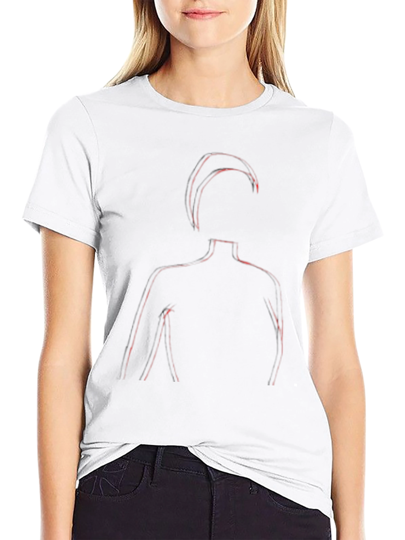 Silhouette T-Shirt - Edgy Modern Graphic Tee