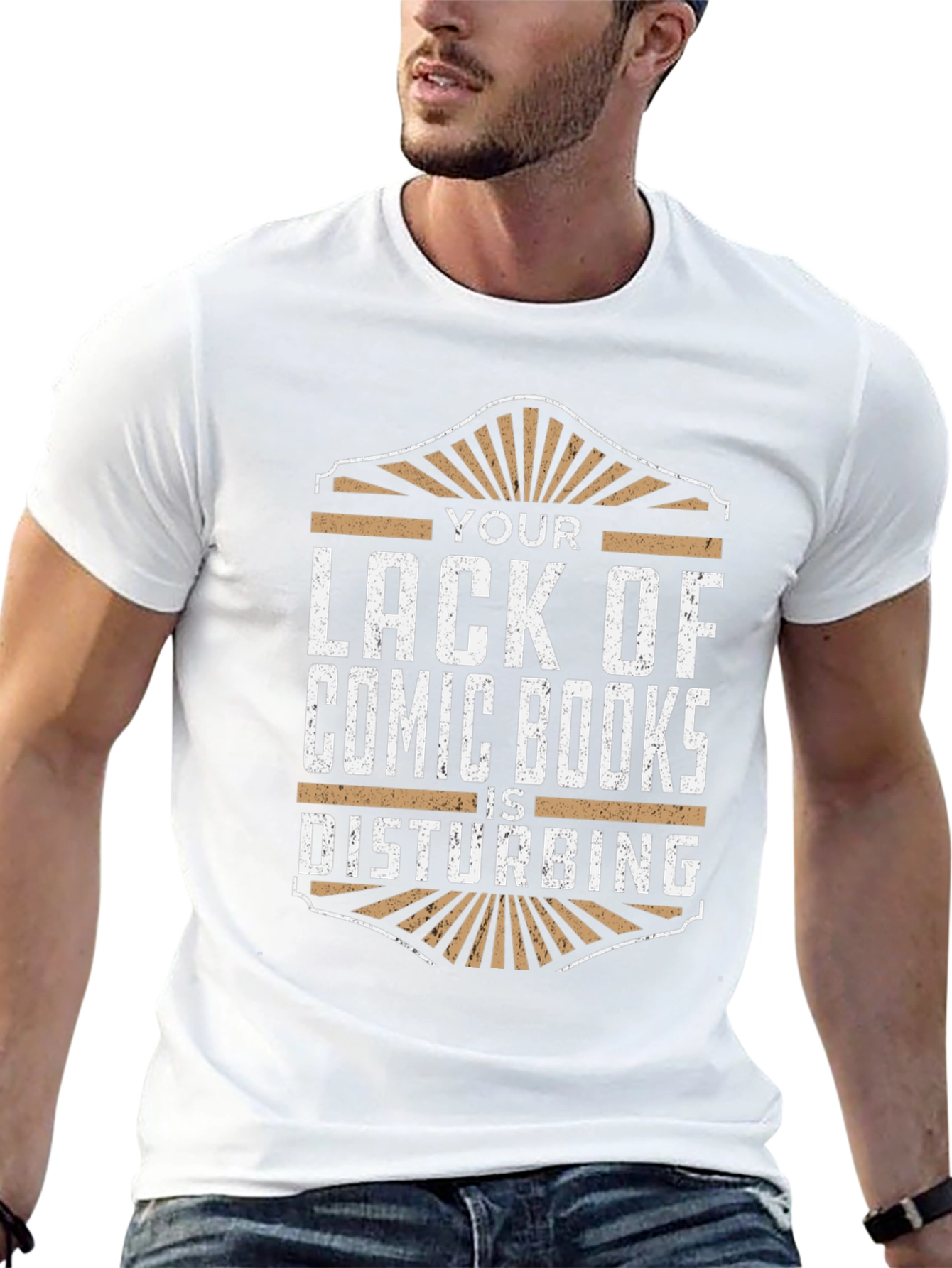 Comic Book Fan T-Shirt - Your Lack Is Disturbing!