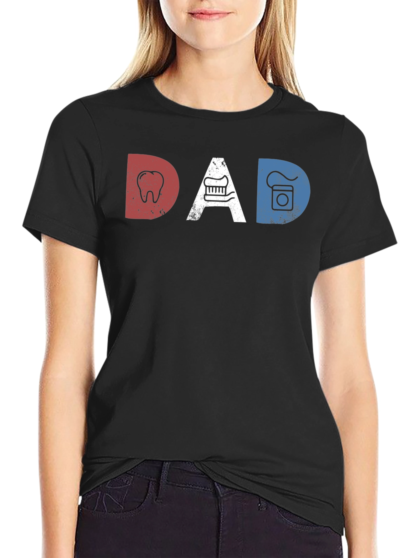 Dental Dad T-Shirt Funny Gift for Dentist Father
