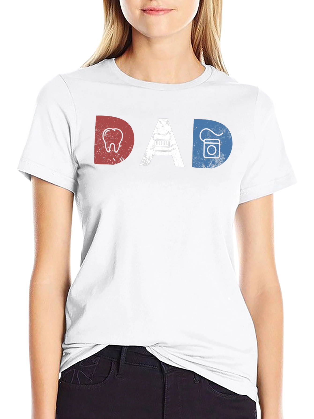 Dental Dad T-Shirt Funny Gift for Dentist Father