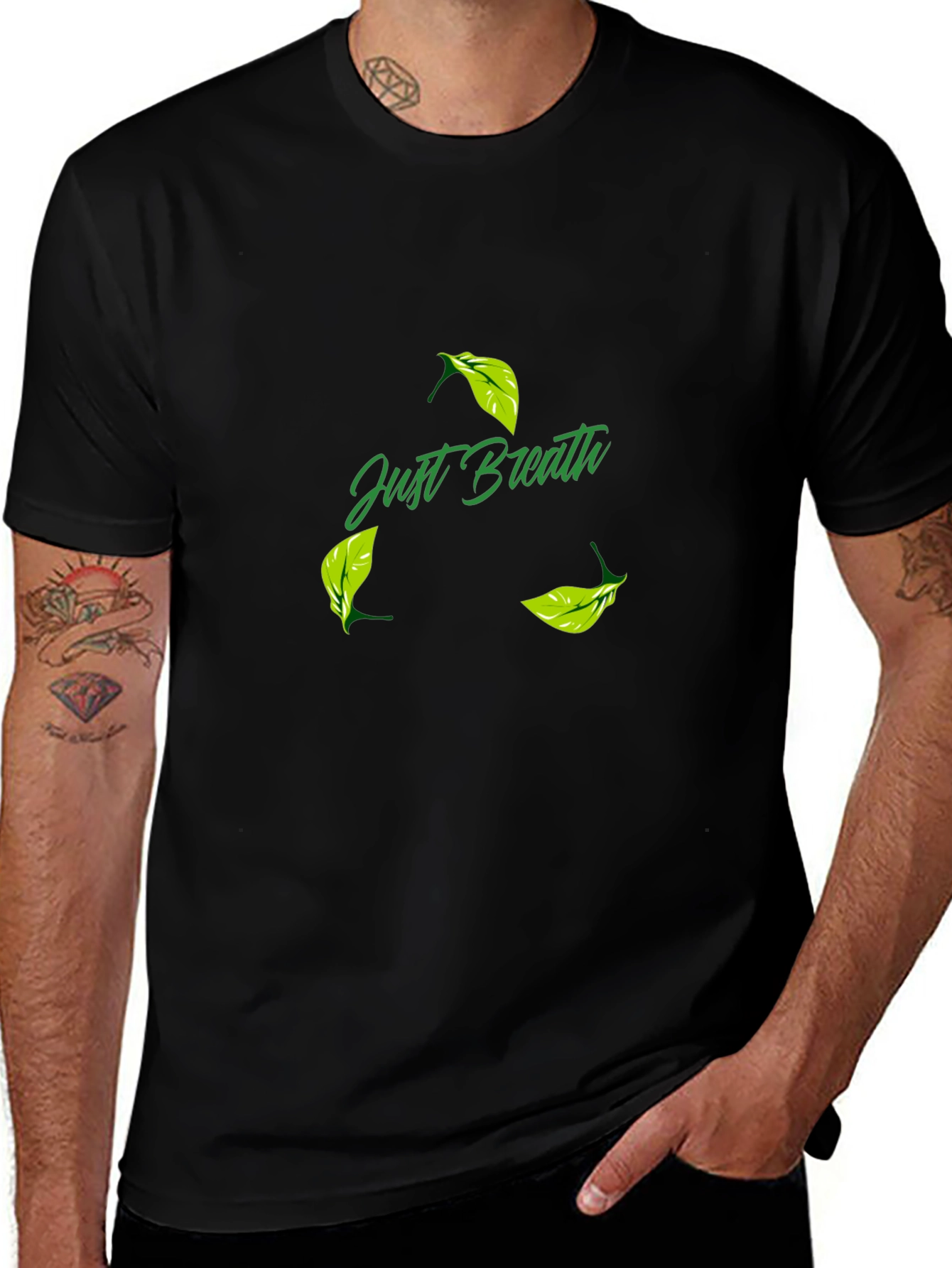Just Breathe Graphic Tee