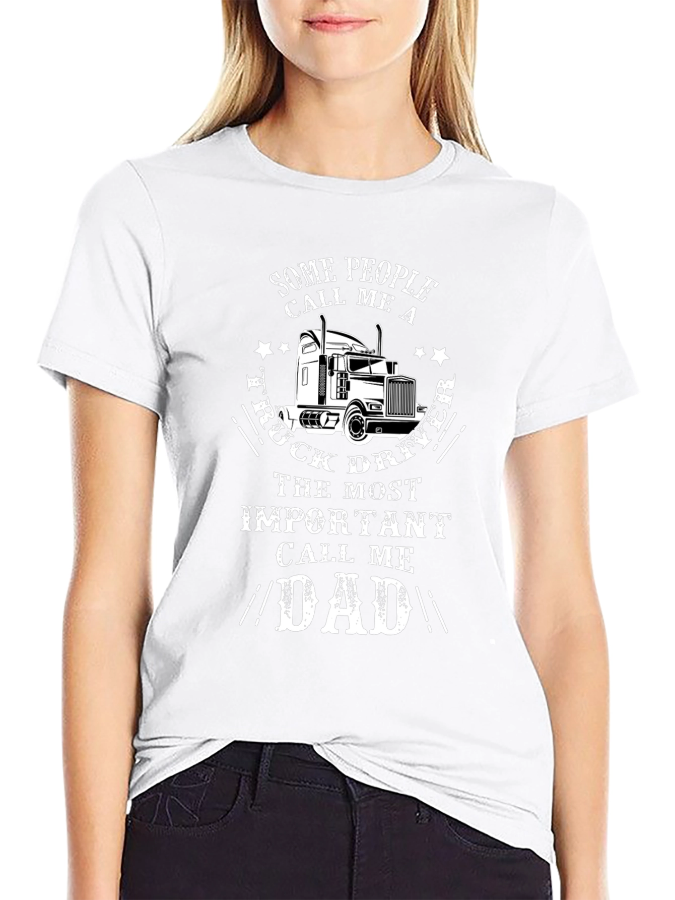Truck Driver Dad T-Shirt - Gift for Fathers