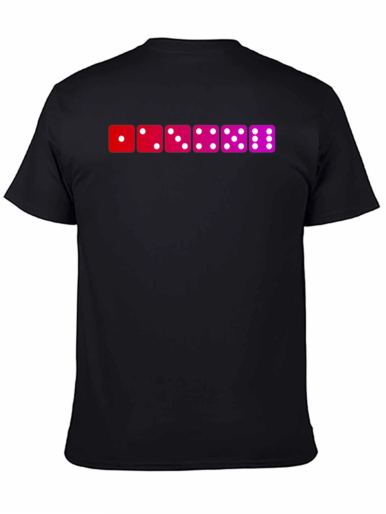 Dice Patterned Graphic T-Shirt