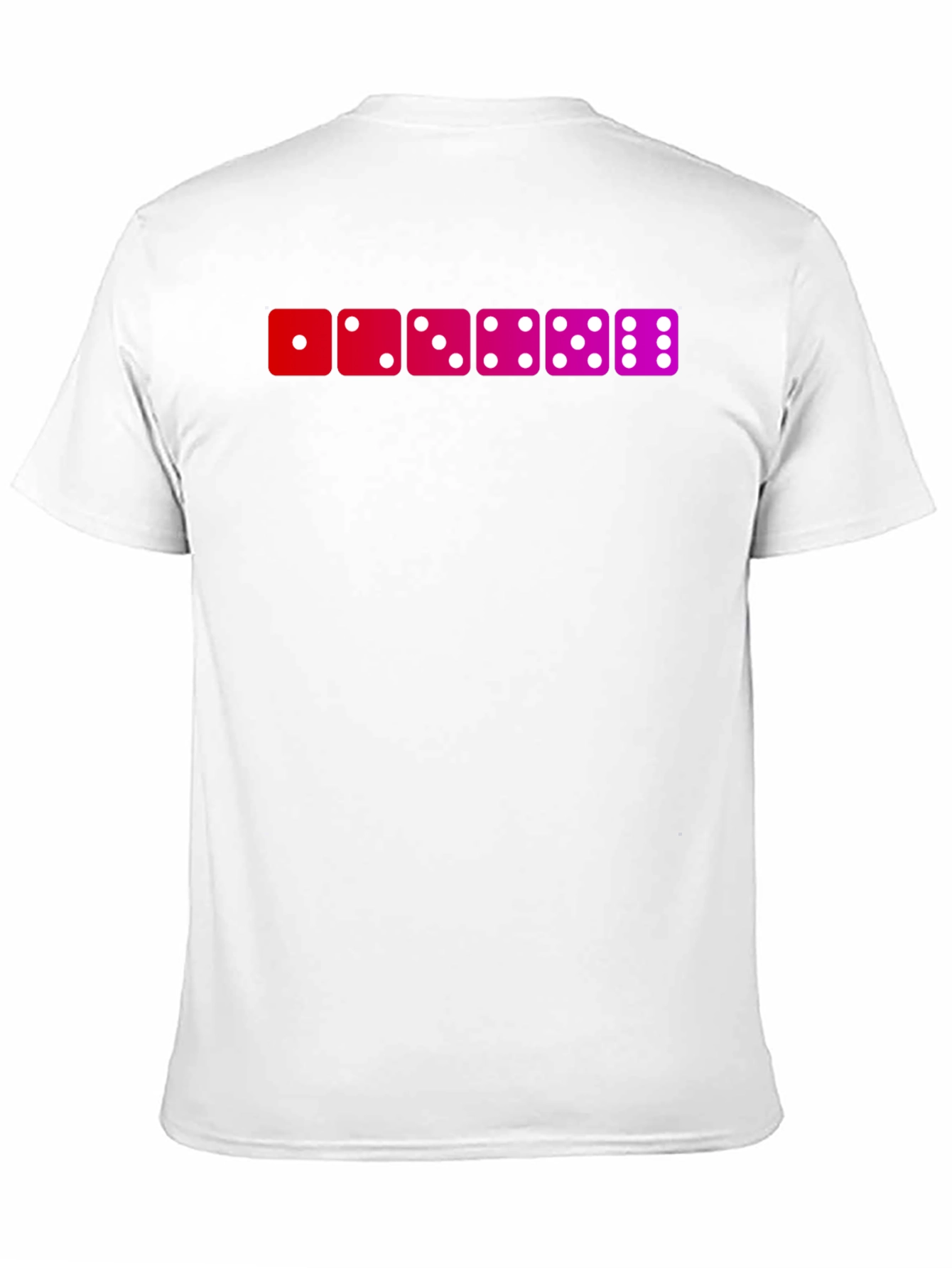Dice Patterned Graphic T-Shirt