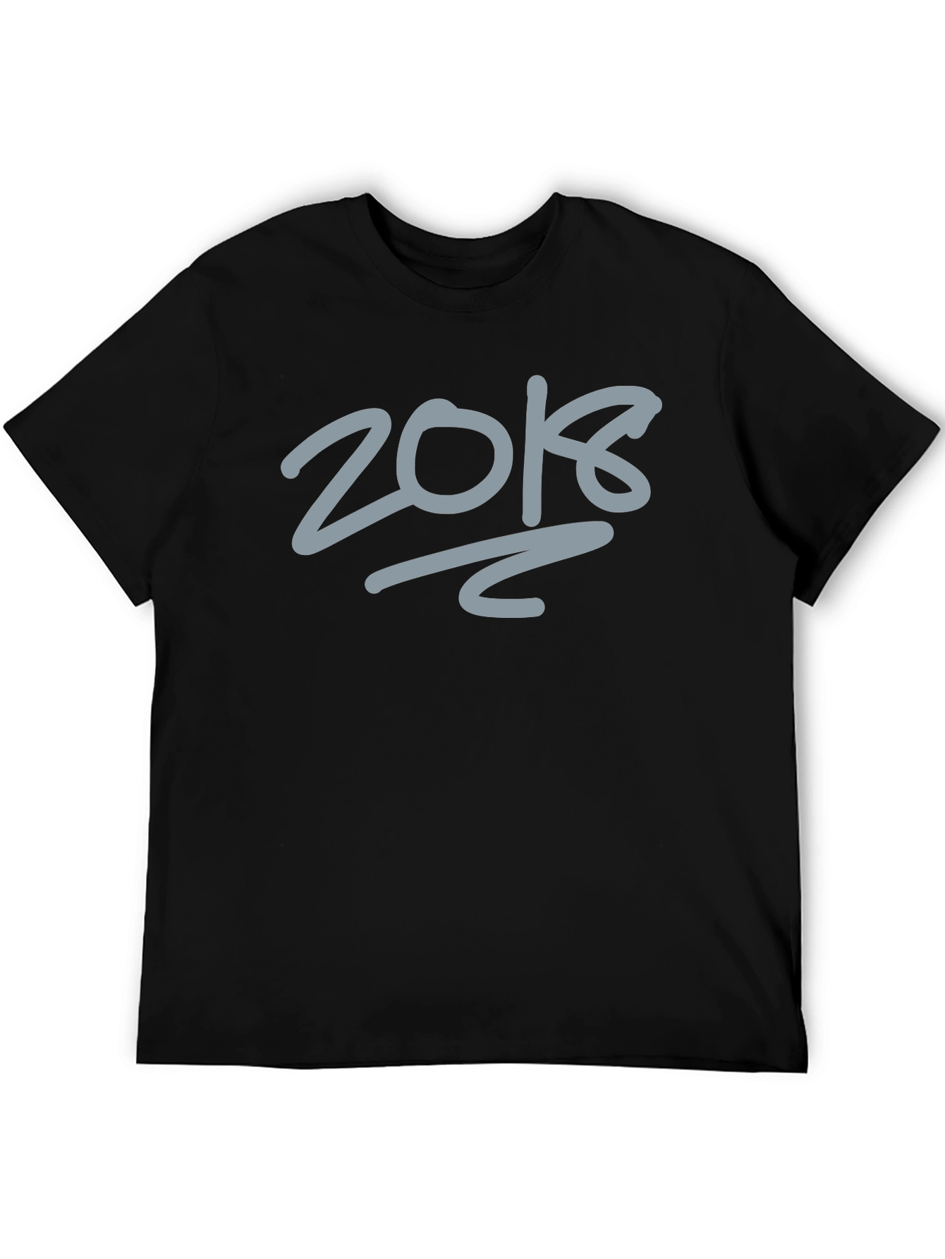 Trendy 2018 Graphic Tee - Black