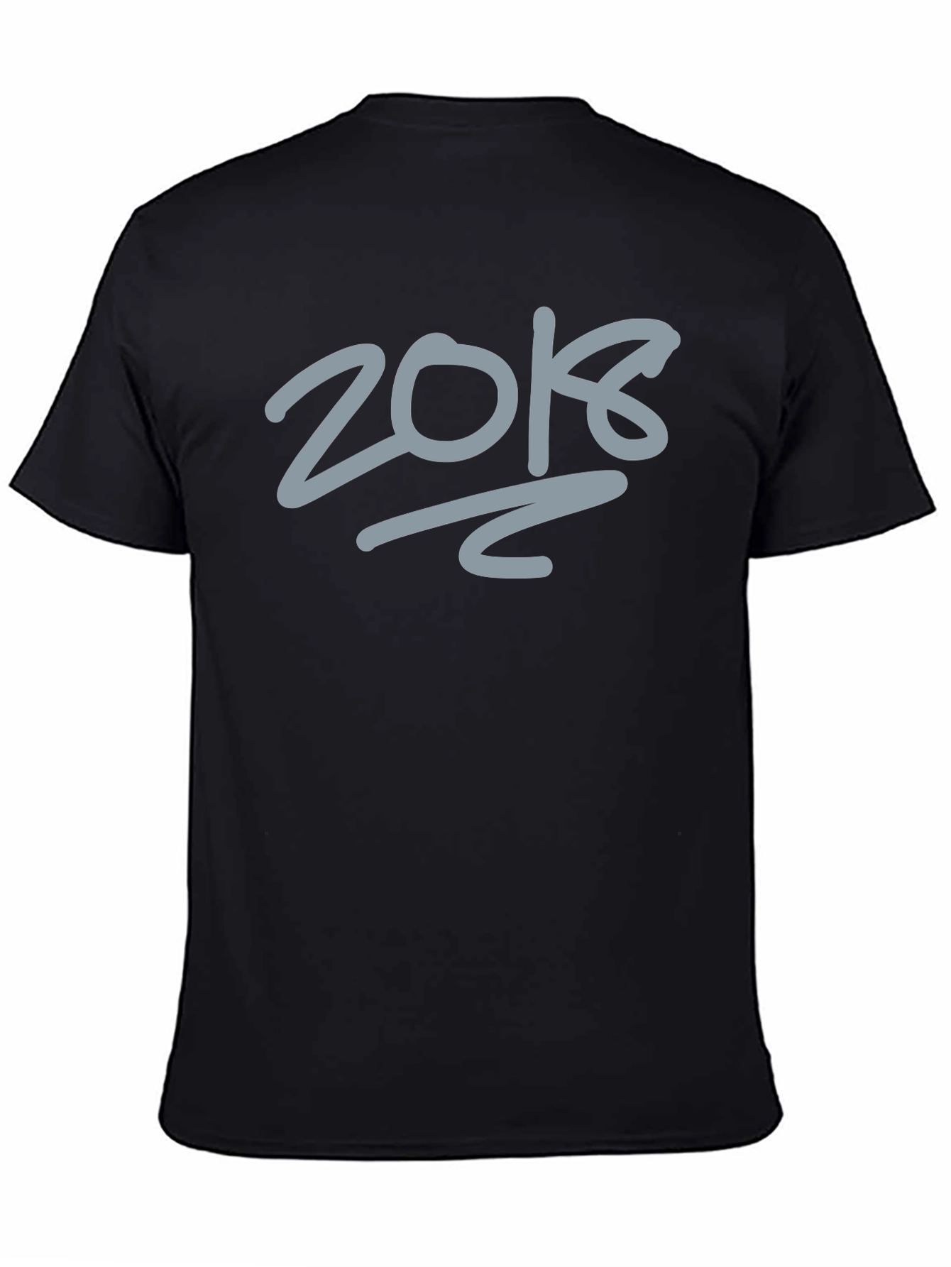 Trendy 2018 Graphic Tee - Black