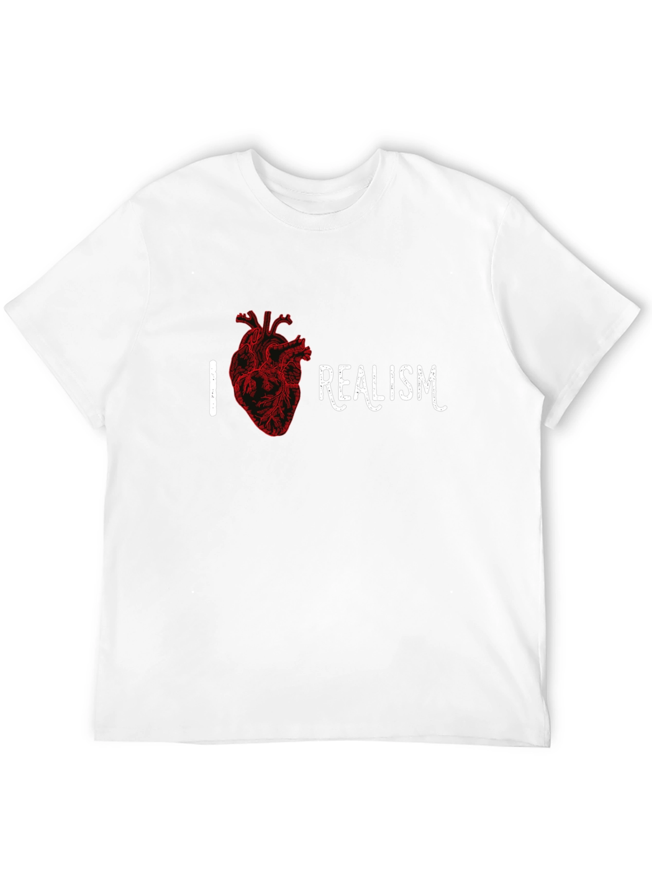 I Heart Realism Graphic T-Shirt - Black