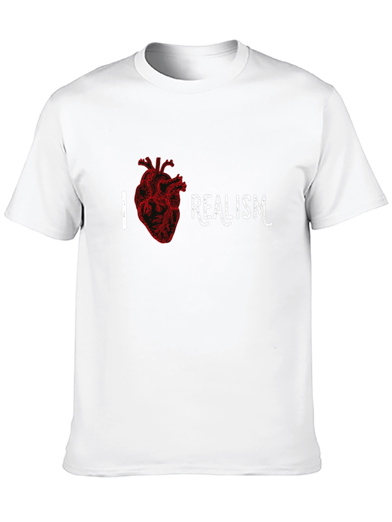 I Heart Realism Graphic T-Shirt - Black