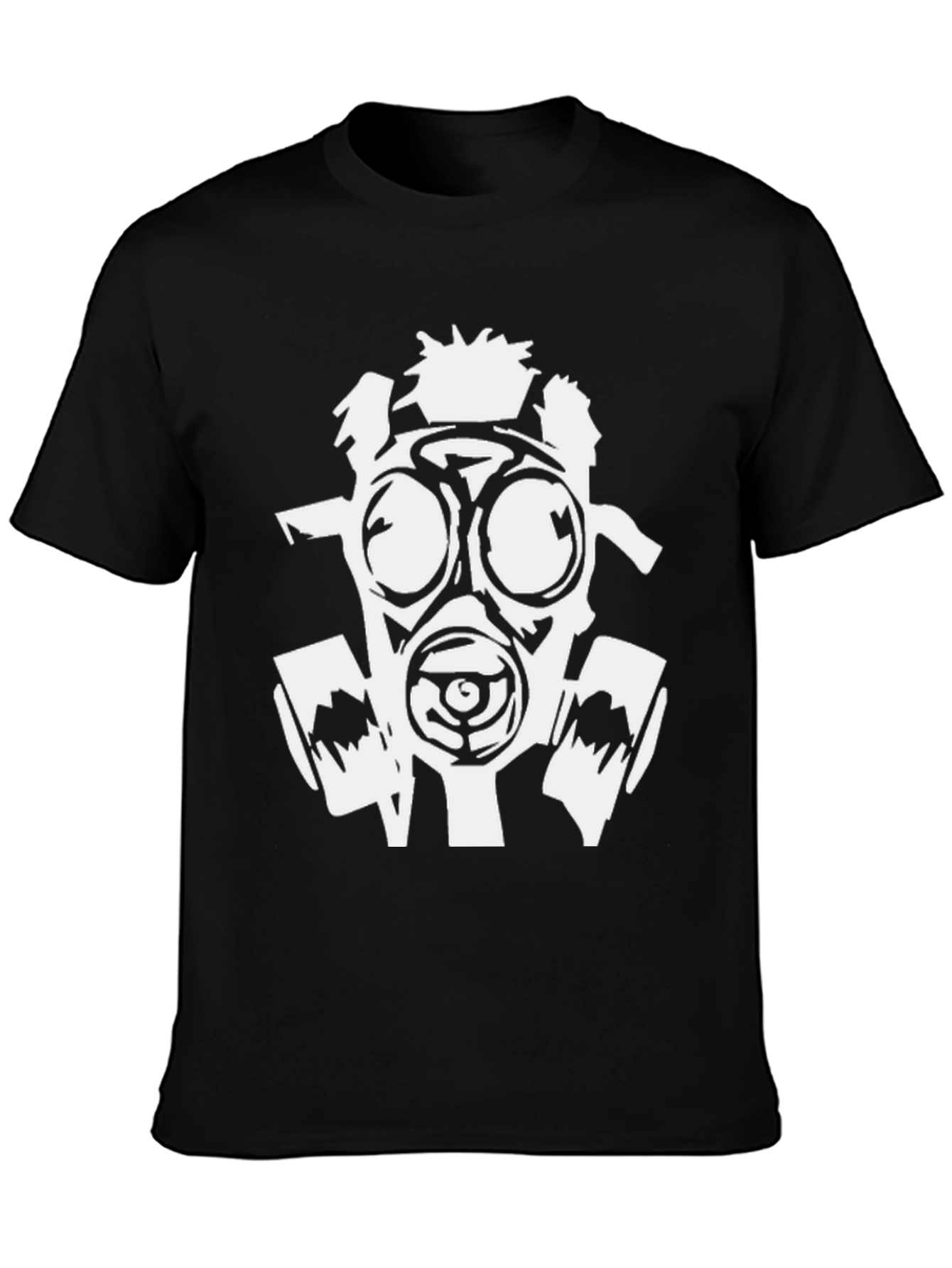 Gas Mask Graphic Black T-Shirt