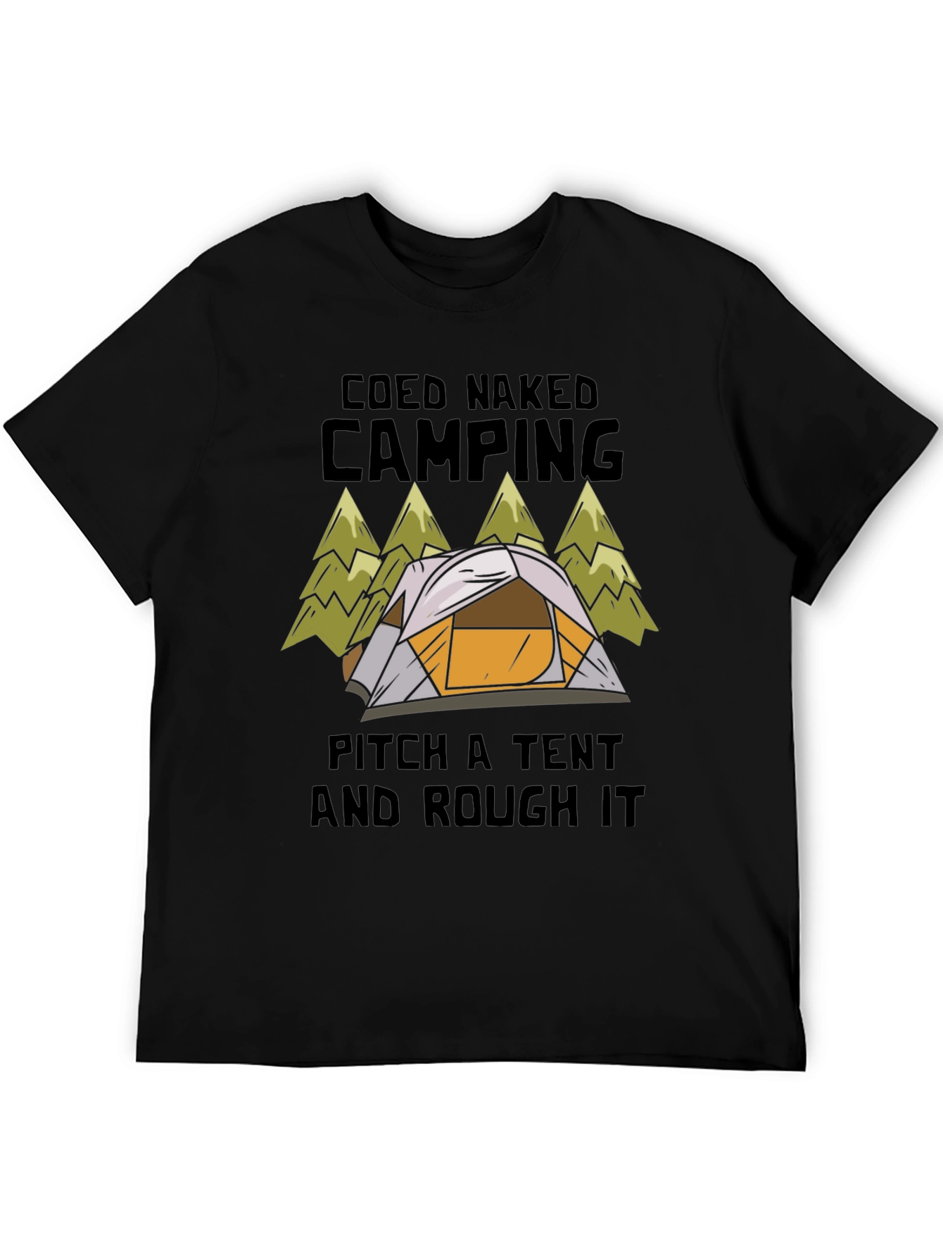 Coed Naked Camping Tent T-Shirt
