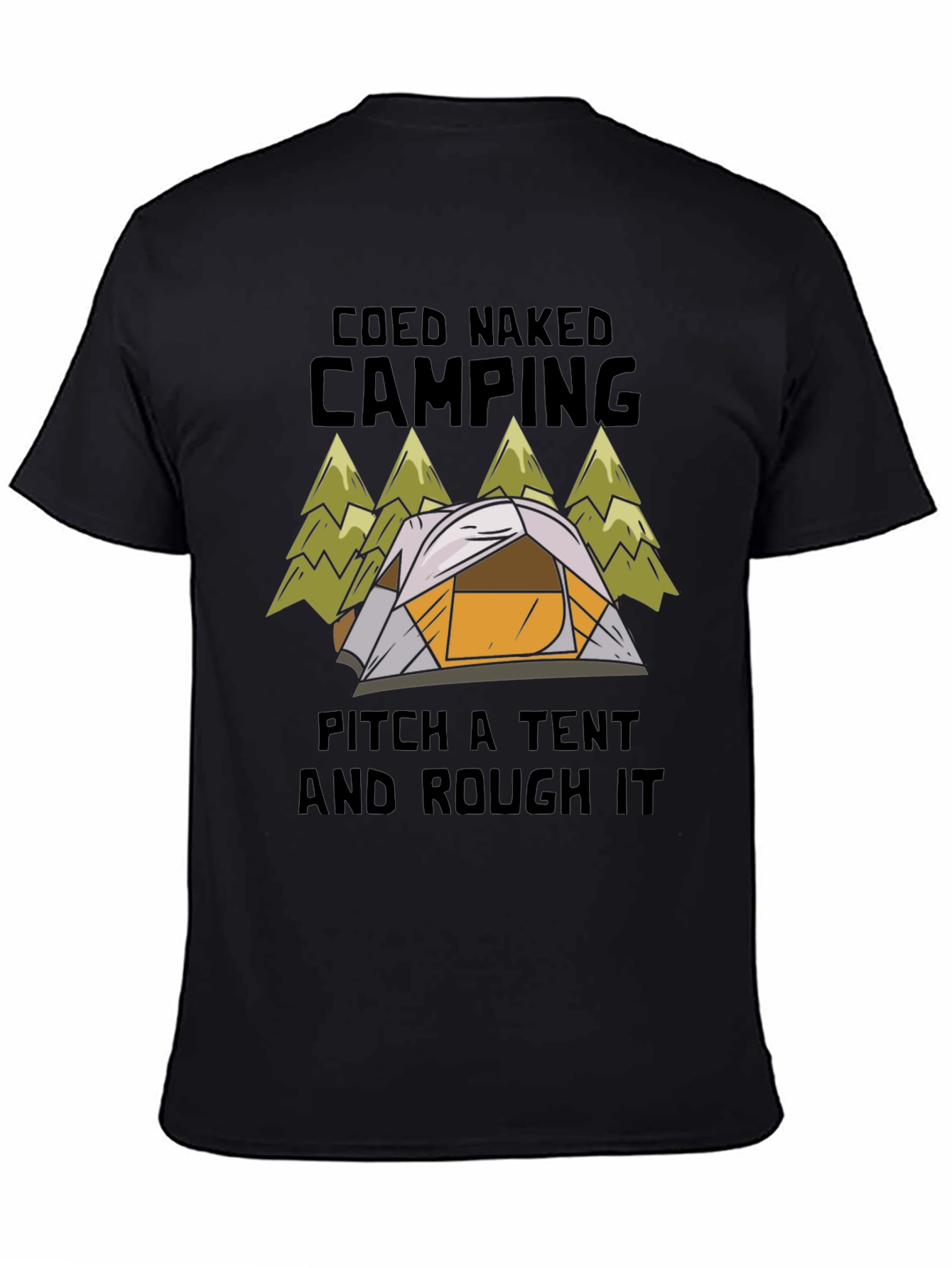 Coed Naked Camping Tent T-Shirt
