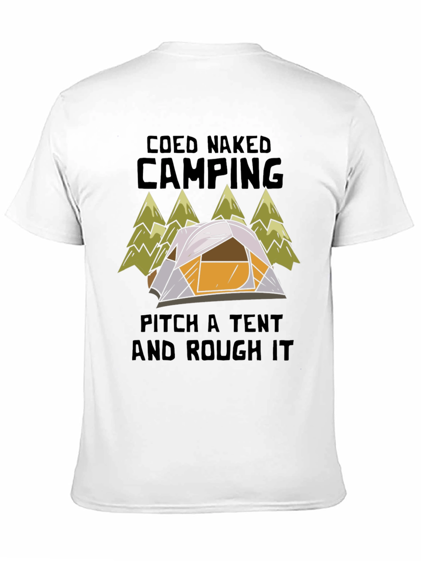 Coed Naked Camping Tent T-Shirt