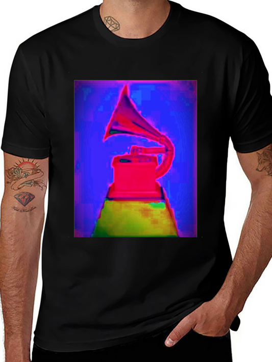 Vaporwave Phonograph T-Shirt - Retro Cool