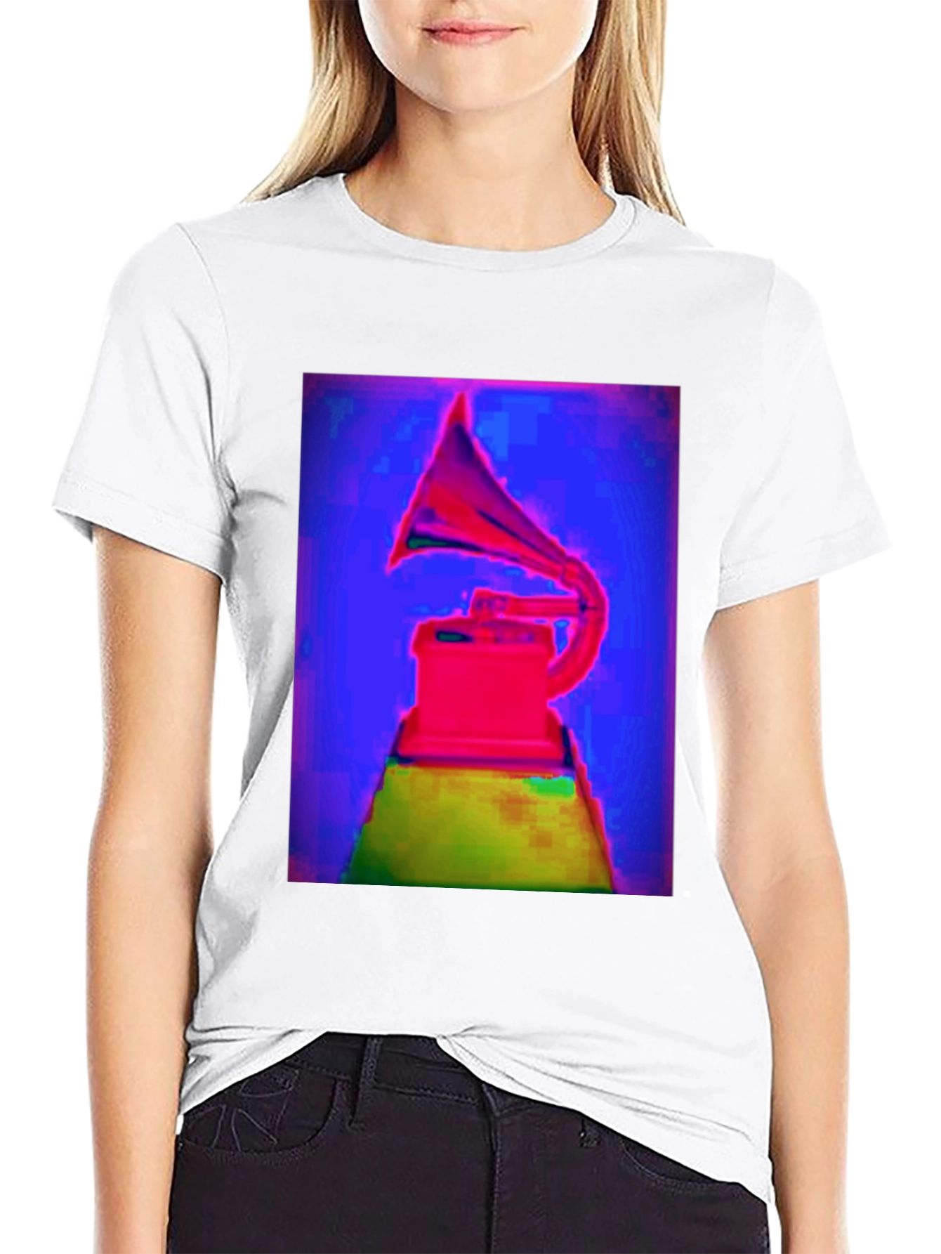 Vaporwave Phonograph T-Shirt - Retro Cool